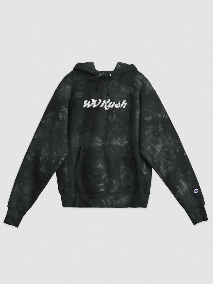 WVKush Logo Tie-dye Champion Hoodie (White Logo) product image (2)