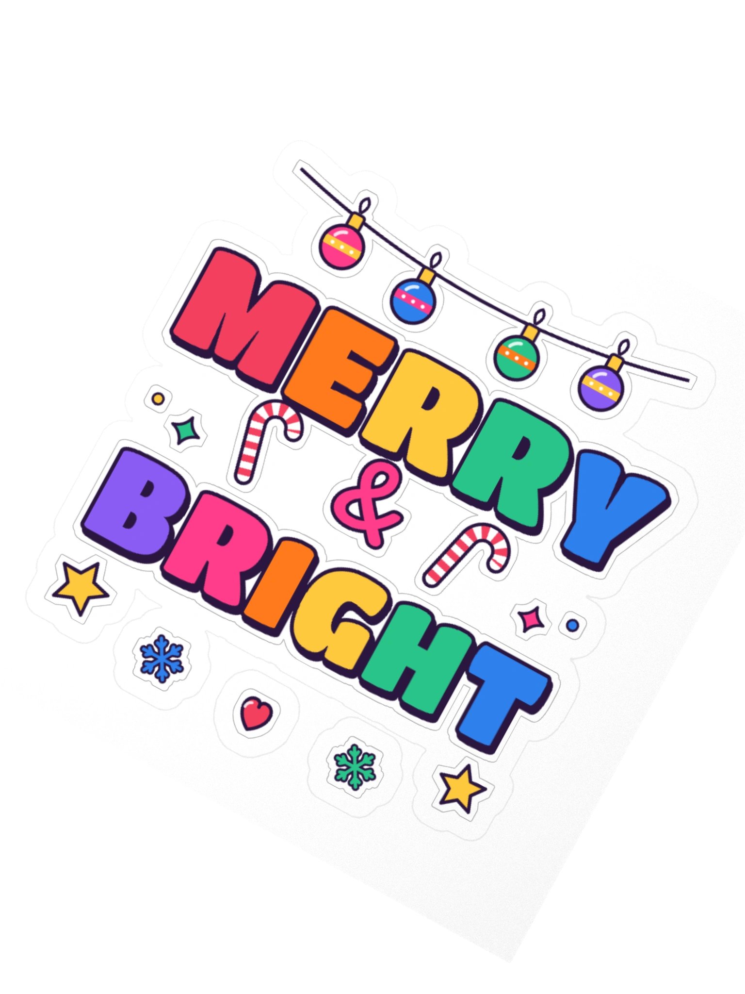 Merry & Bright Sticker product image (5)
