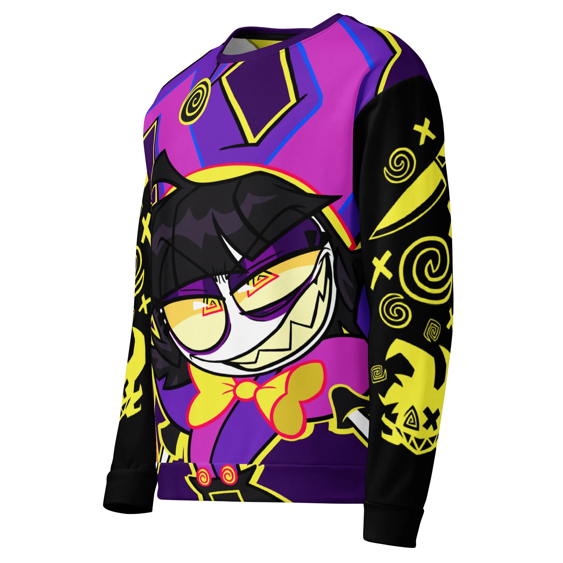 A Little Bit Bad - POX All Over Longsleeve! (Purple/Black) product image (3)