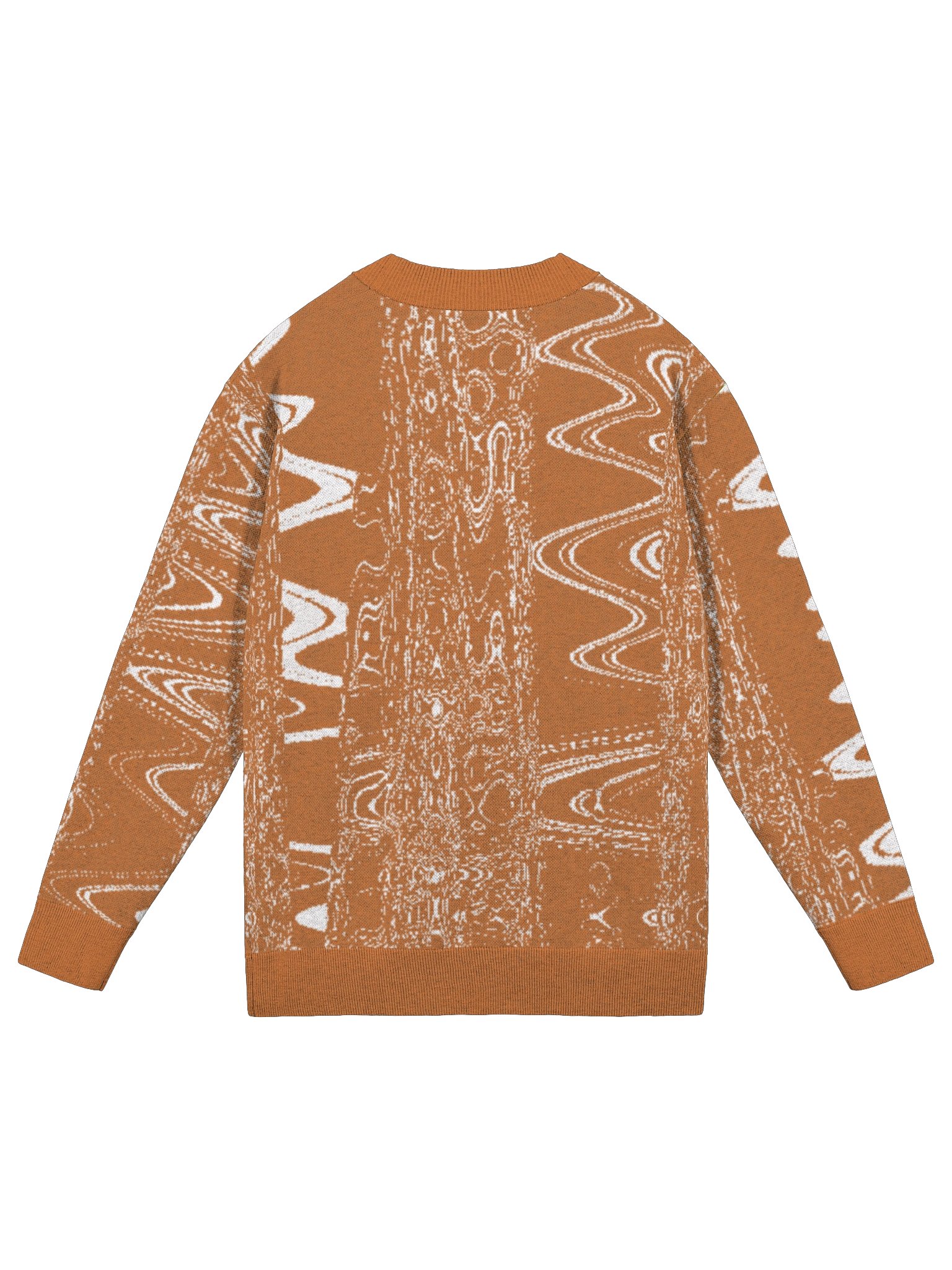 DIGITAL ECHO | KNIT CARDIGAN - Warm Terracotta product image (2)