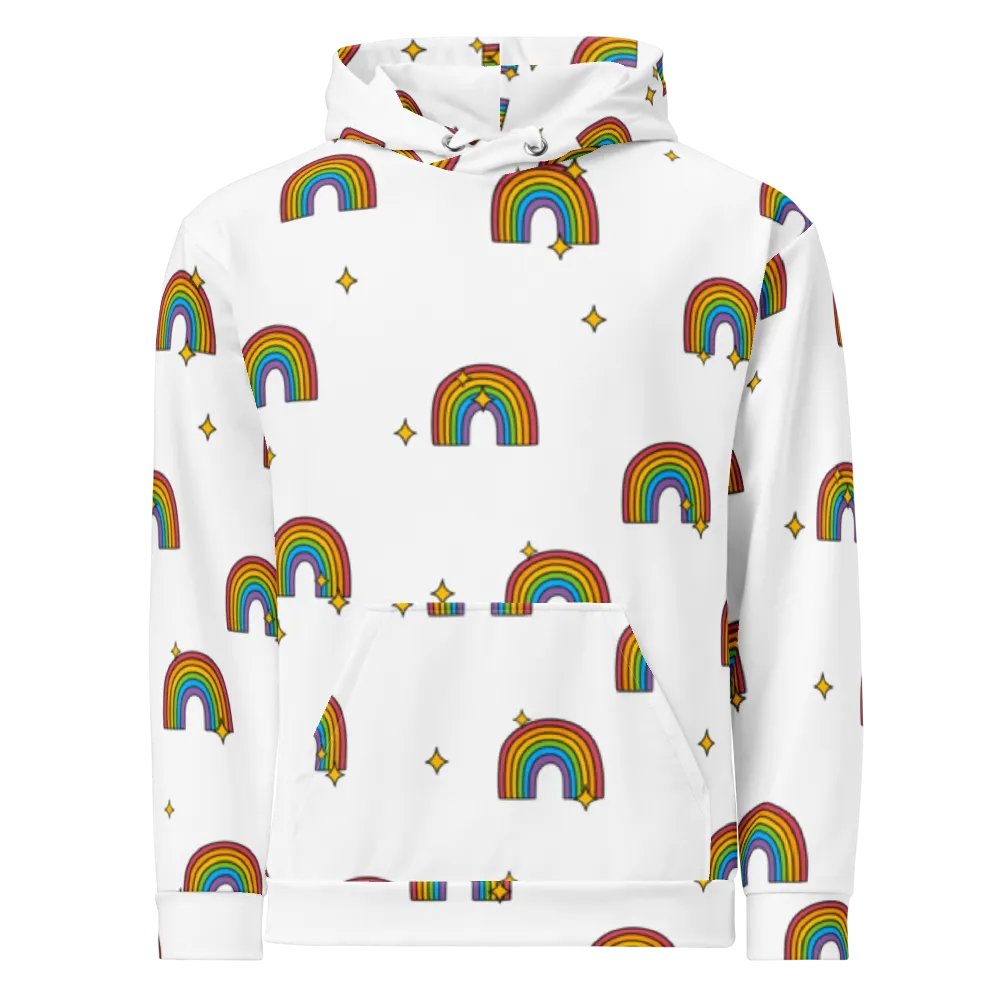 Rainbow Starlight Recycled Hoodie product image (1)