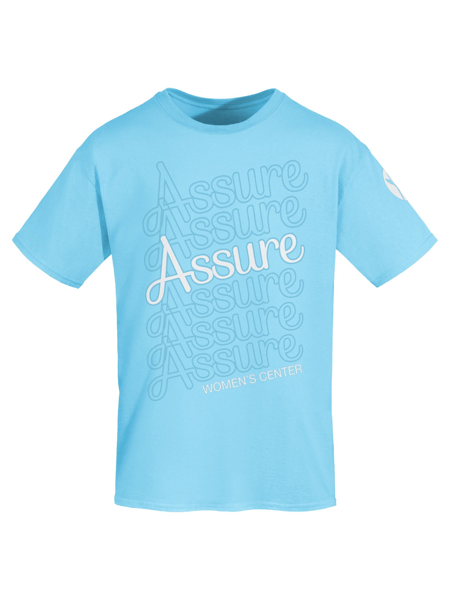 Asure Light Blue Retro Tee product image (5)