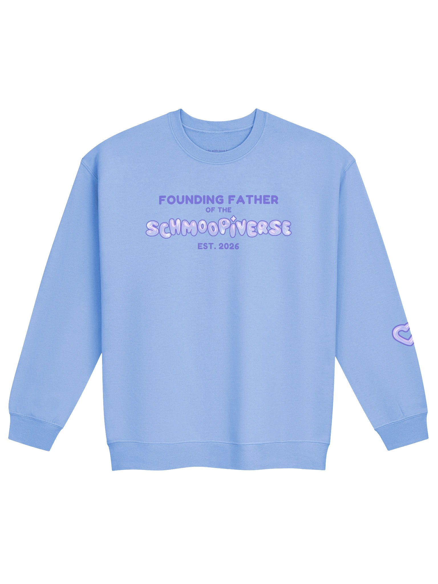 Founding Father of the Schmoopiverse Crewneck - Print product image (9)