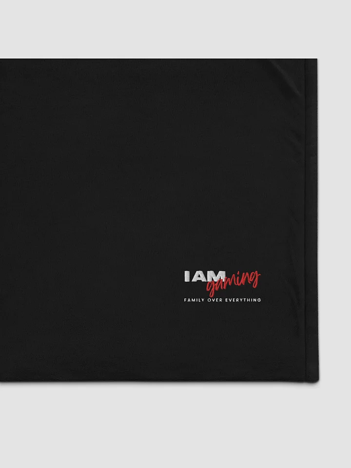 [The Kandi Shop] Embroidered Blanket Black product image (2)
