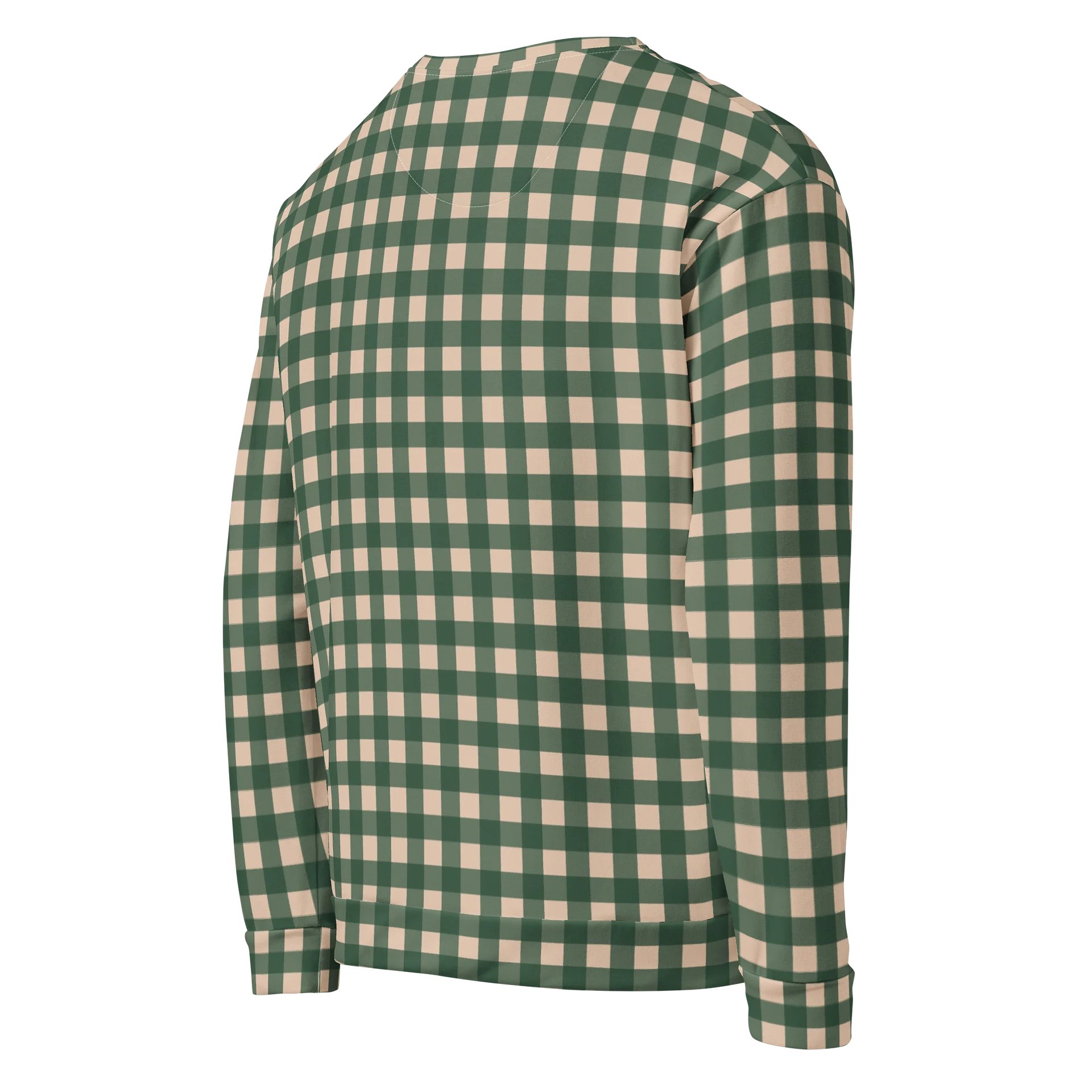 Lassie Memo Gingham Sweatshirt Olive product image (5)