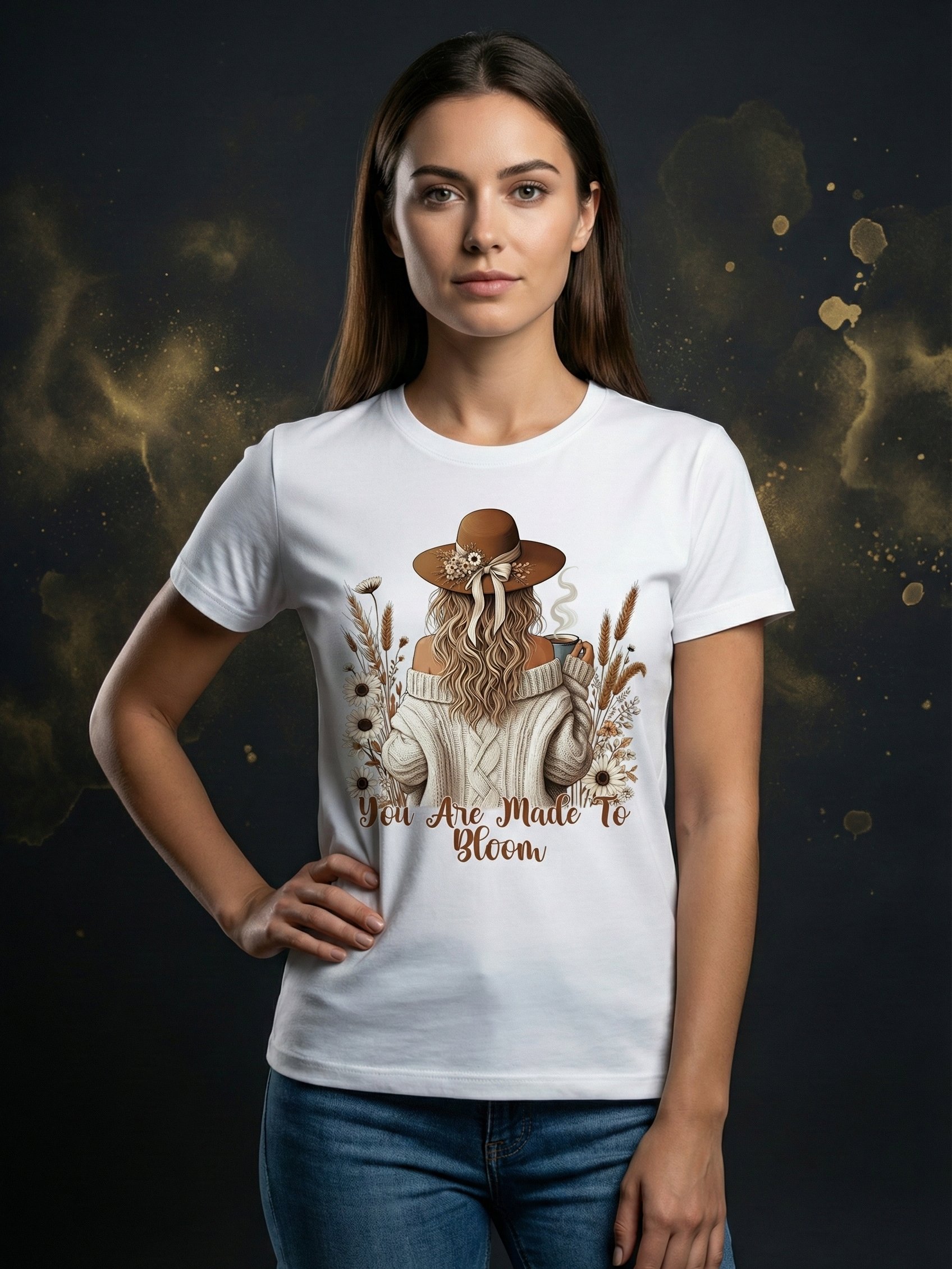 You Are Made To Bloom – Women’s Premium Graphic T-Shirt product image (1)