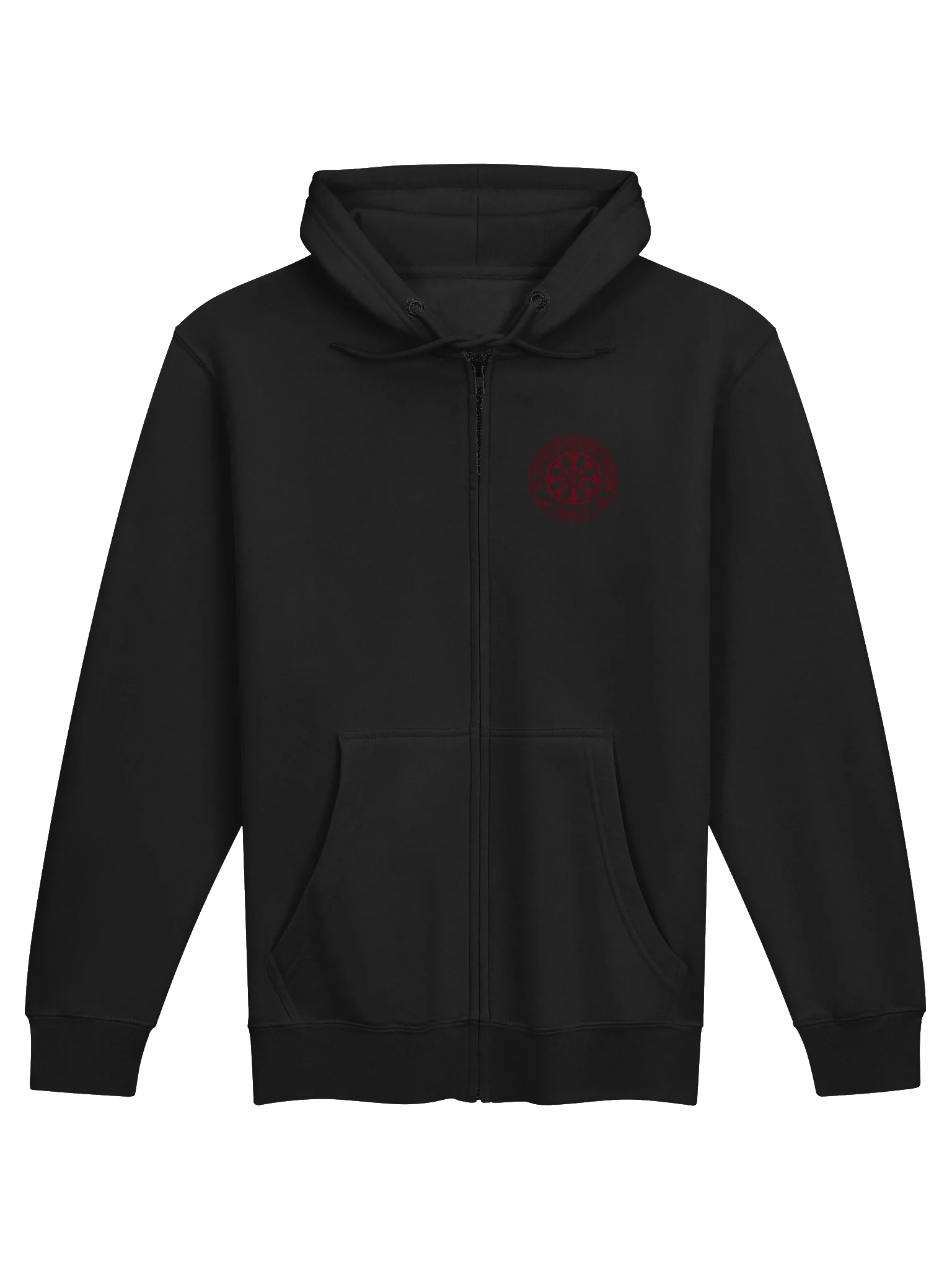 St. Catherine Orthodox Church — Ox Blood Seal Zip-Up Hoodie