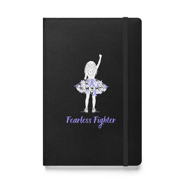 Stomach Cancer - Fearless Fighter Bound Notebook [black] product image (1)