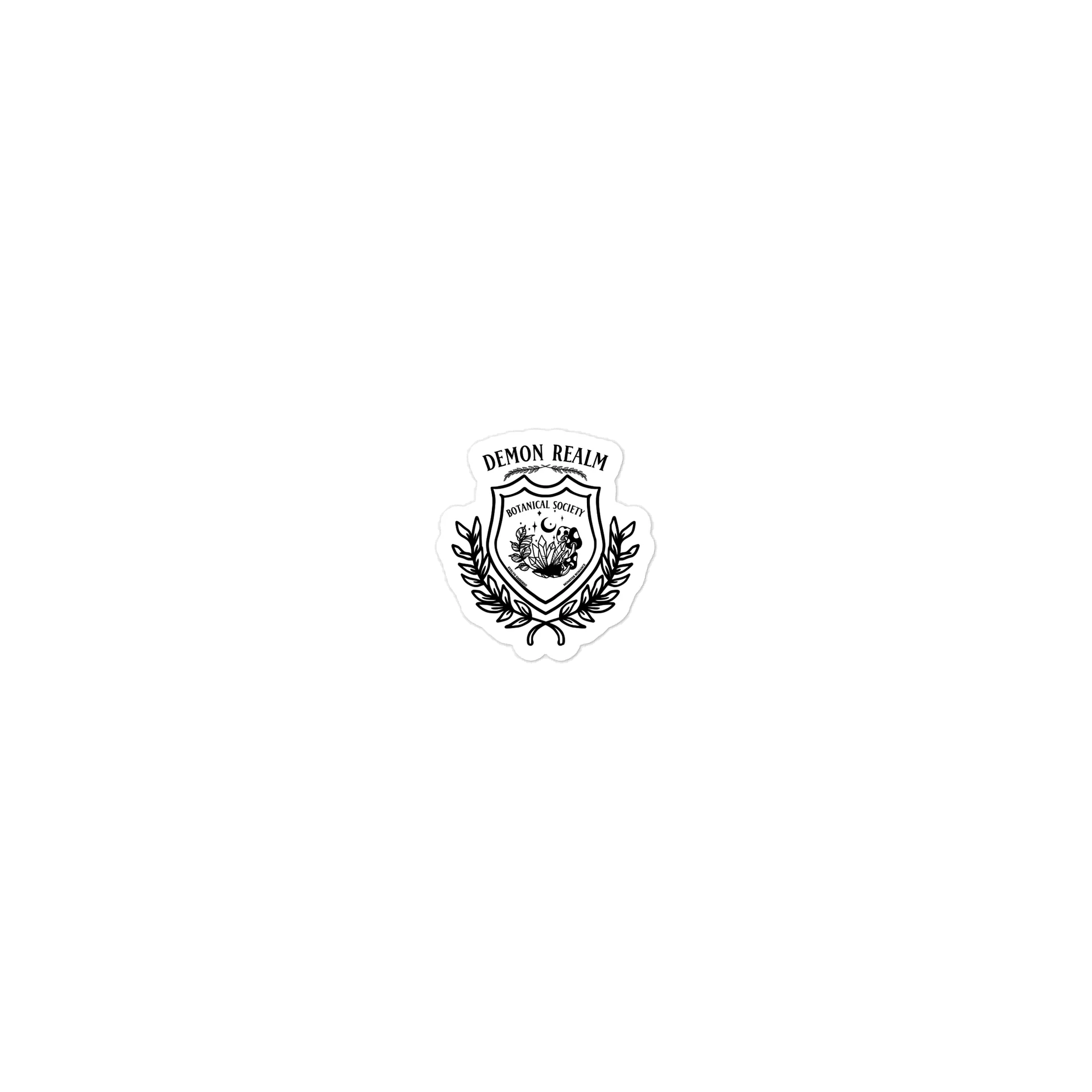 "Demon Realm Botanical Society" Die-Cut Sticker product image (4)