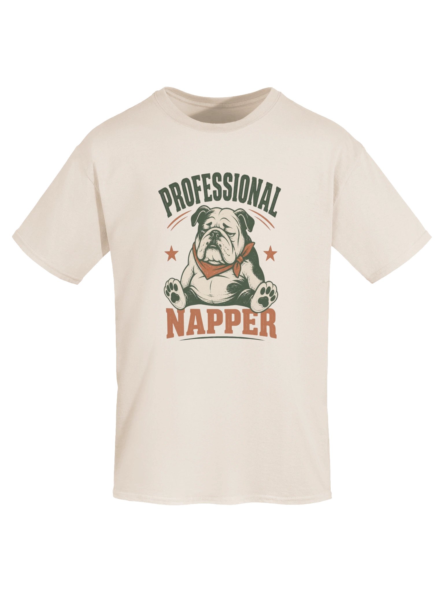 Professional Napper Bulldog T-Shirt – Funny Vintage Dog Lover Gift product image (29)
