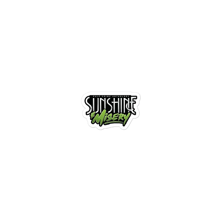 Sunshine & Misery Green Die-Cut Stickers product image (1)