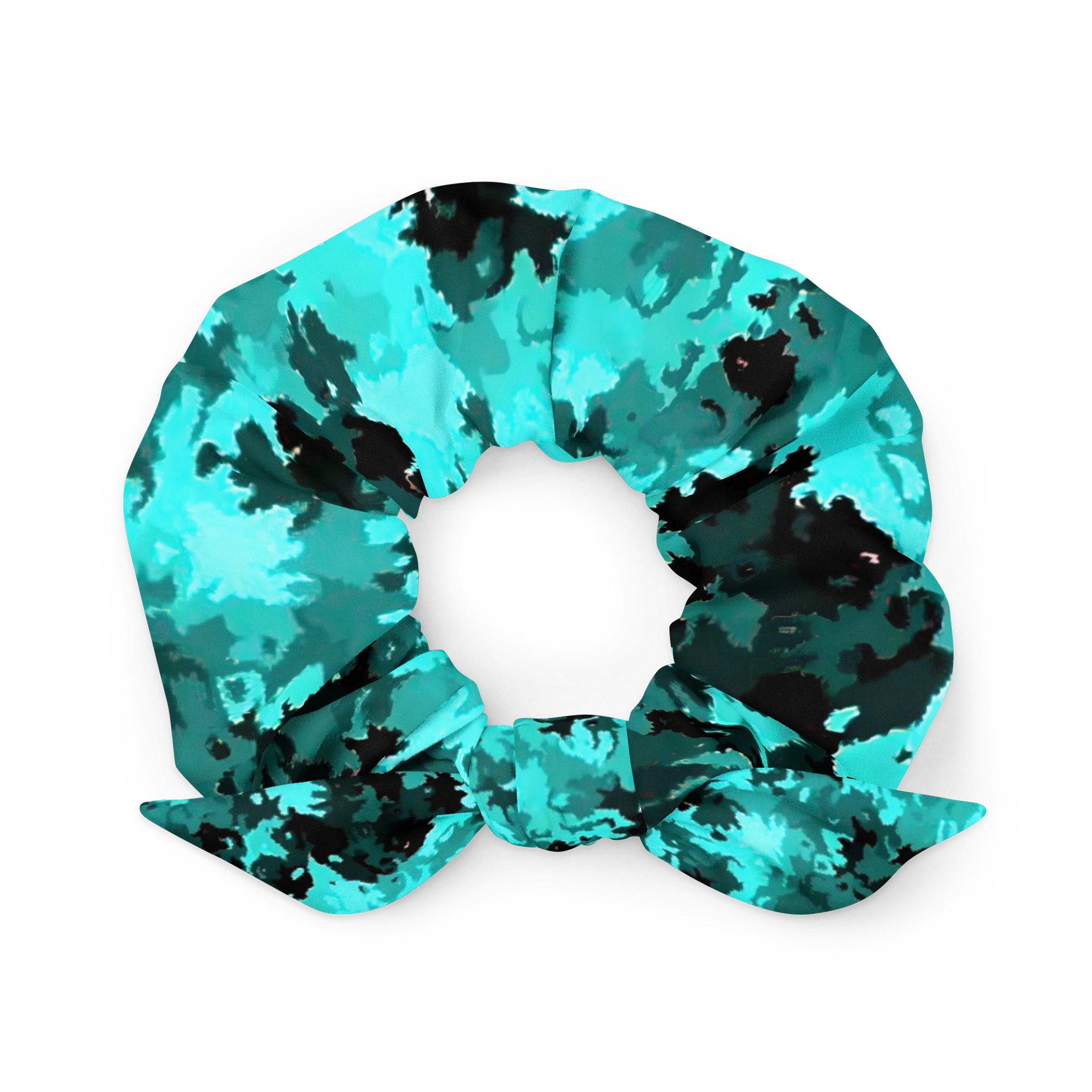 Teal Camo Chic Scrunchie product image (1)