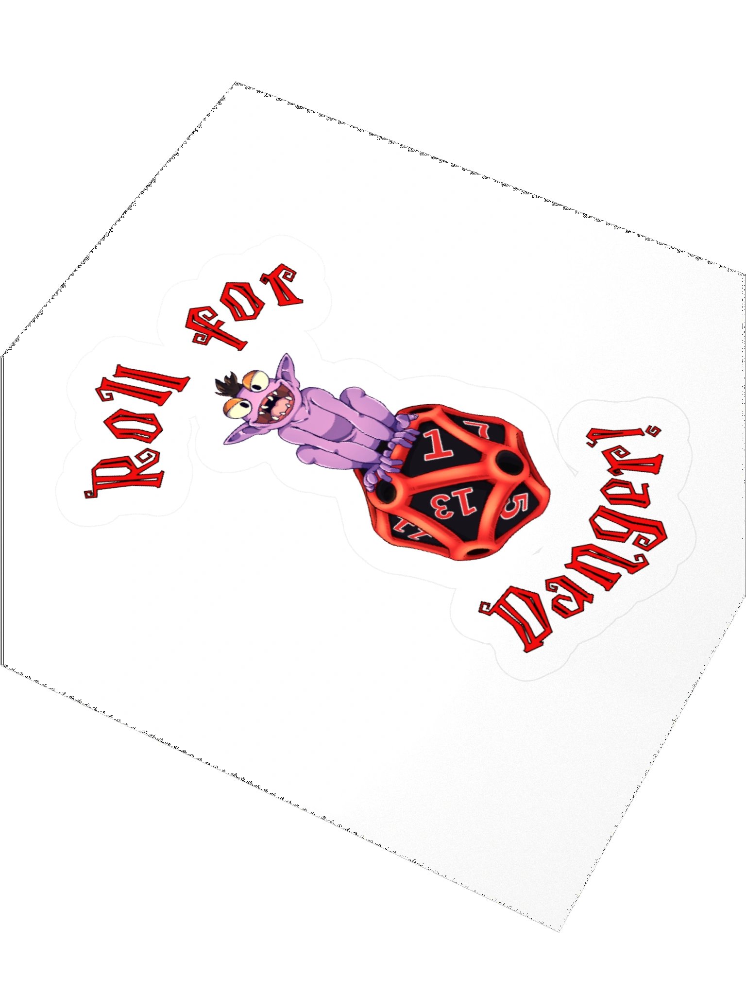 Roll for Danger sticker! product image (9)
