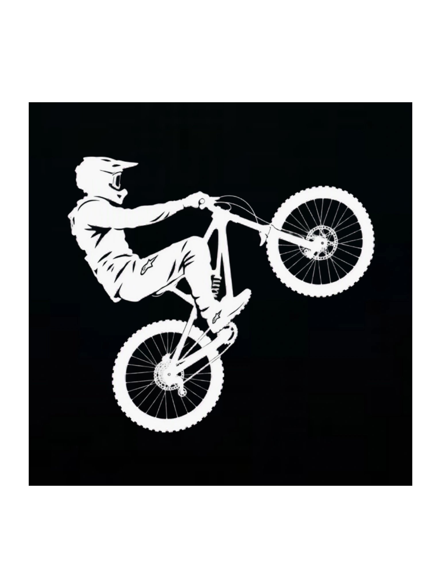 WheelRide White Sticker product image (1)