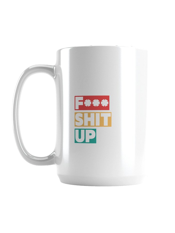 Vivid Censored Phrase White Glossy Mug product image (1)