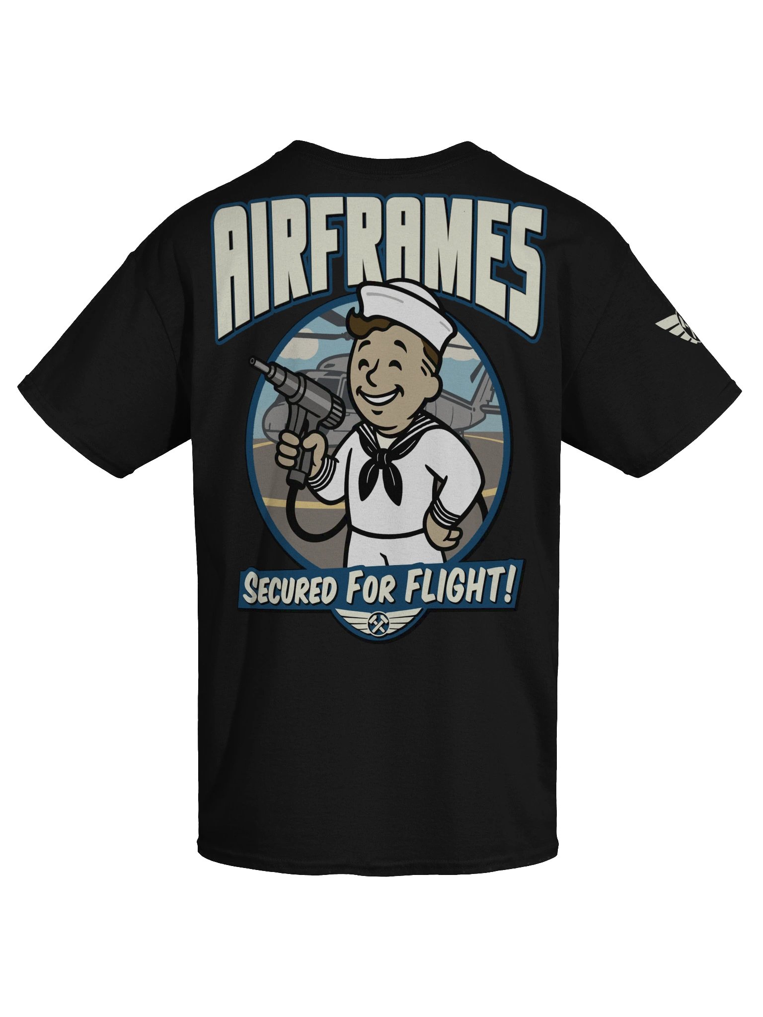 "AIRFRAMES: Secured!" Work Shirt product image (3)