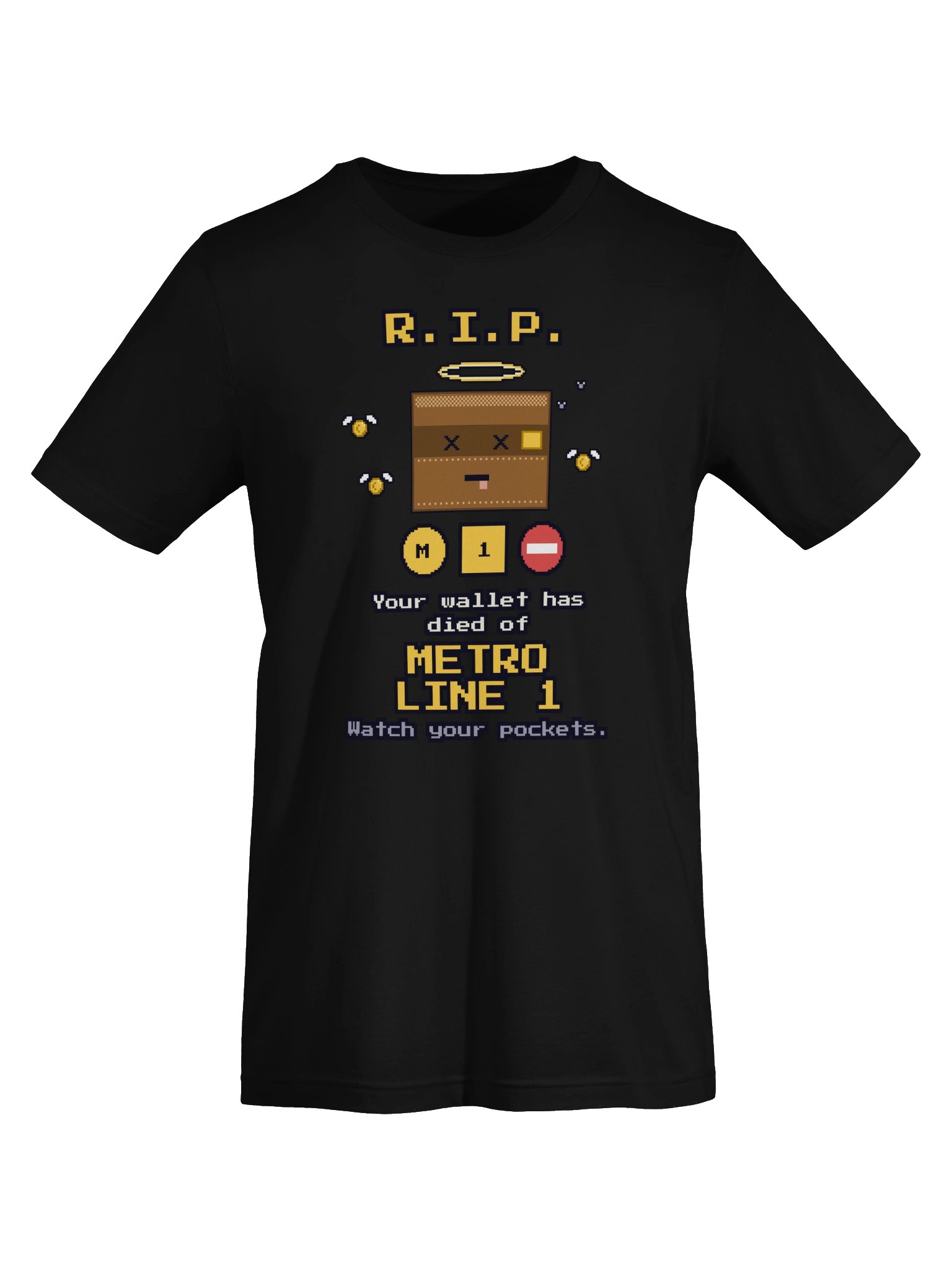 My Wallet Died of Metro Line 1 Tee product image (5)