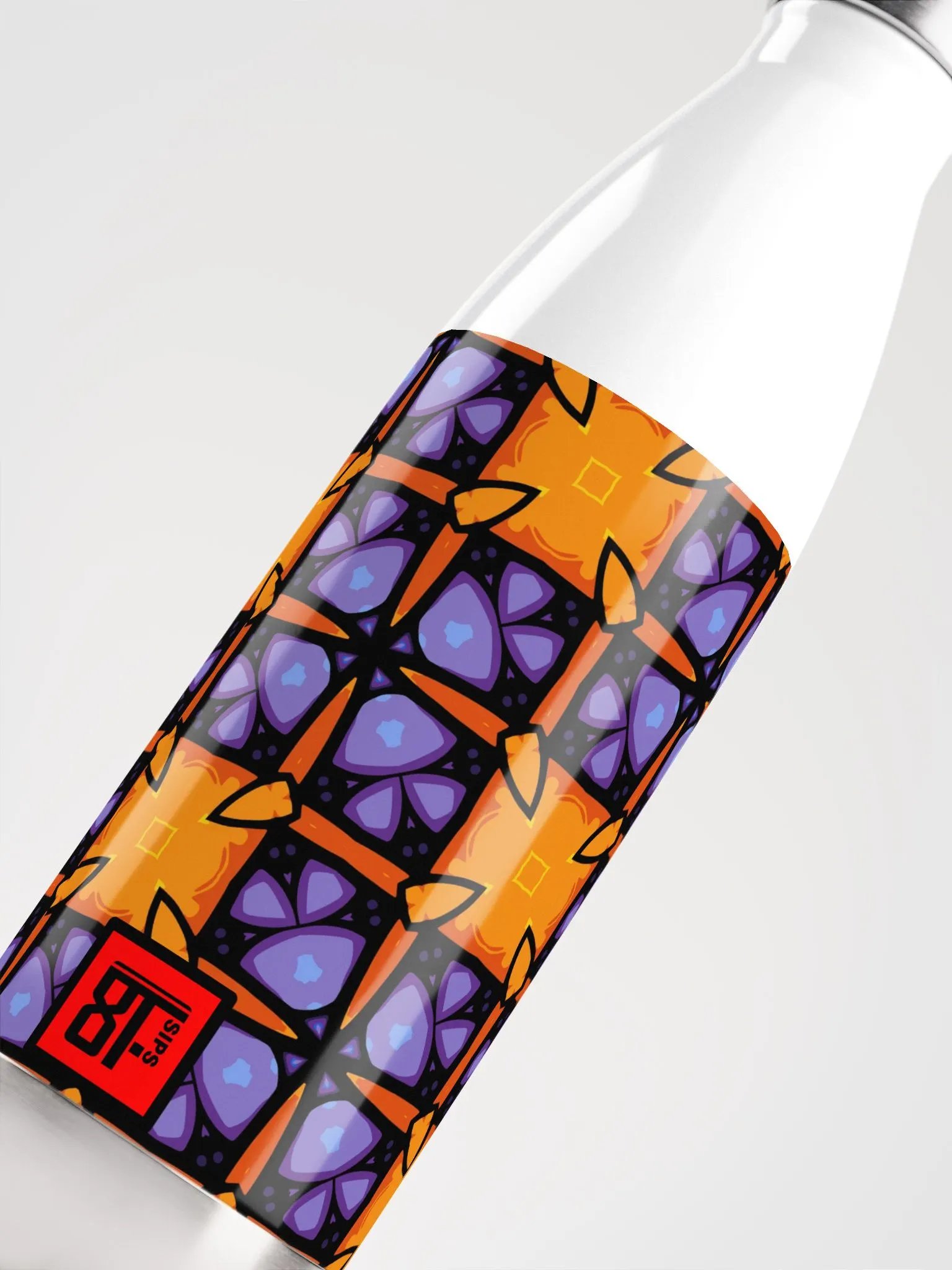 8T Sips Mosaic Stainless Steel Water Bottle product image (10)