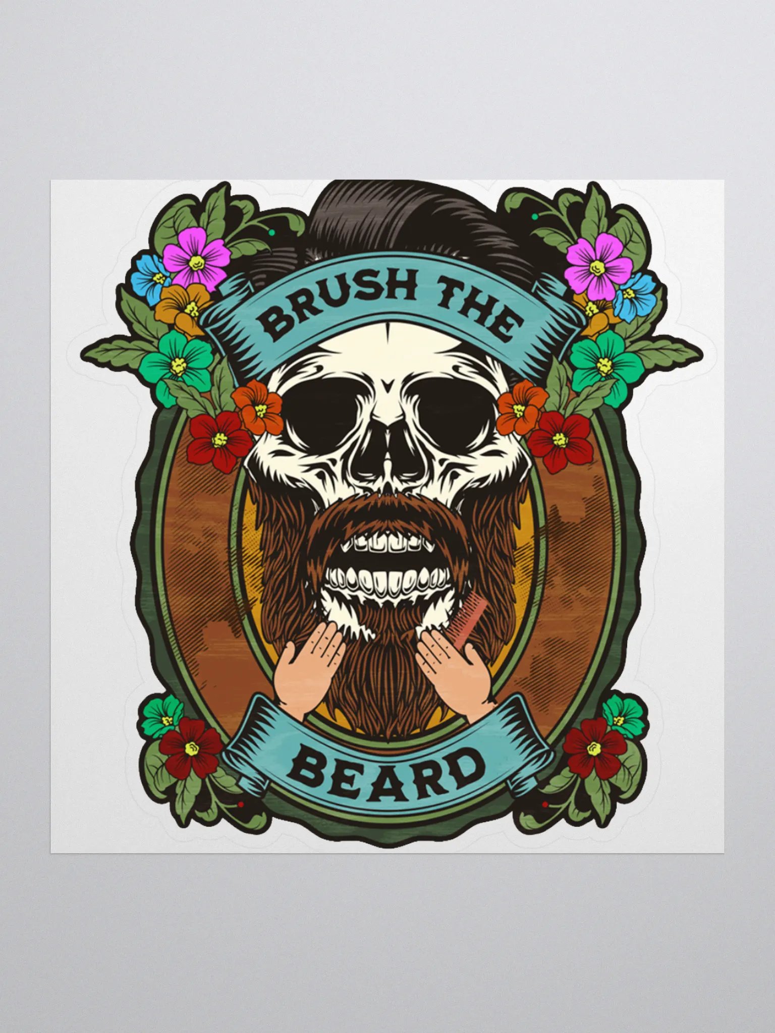 Brush the Beard Sticker product image (2)
