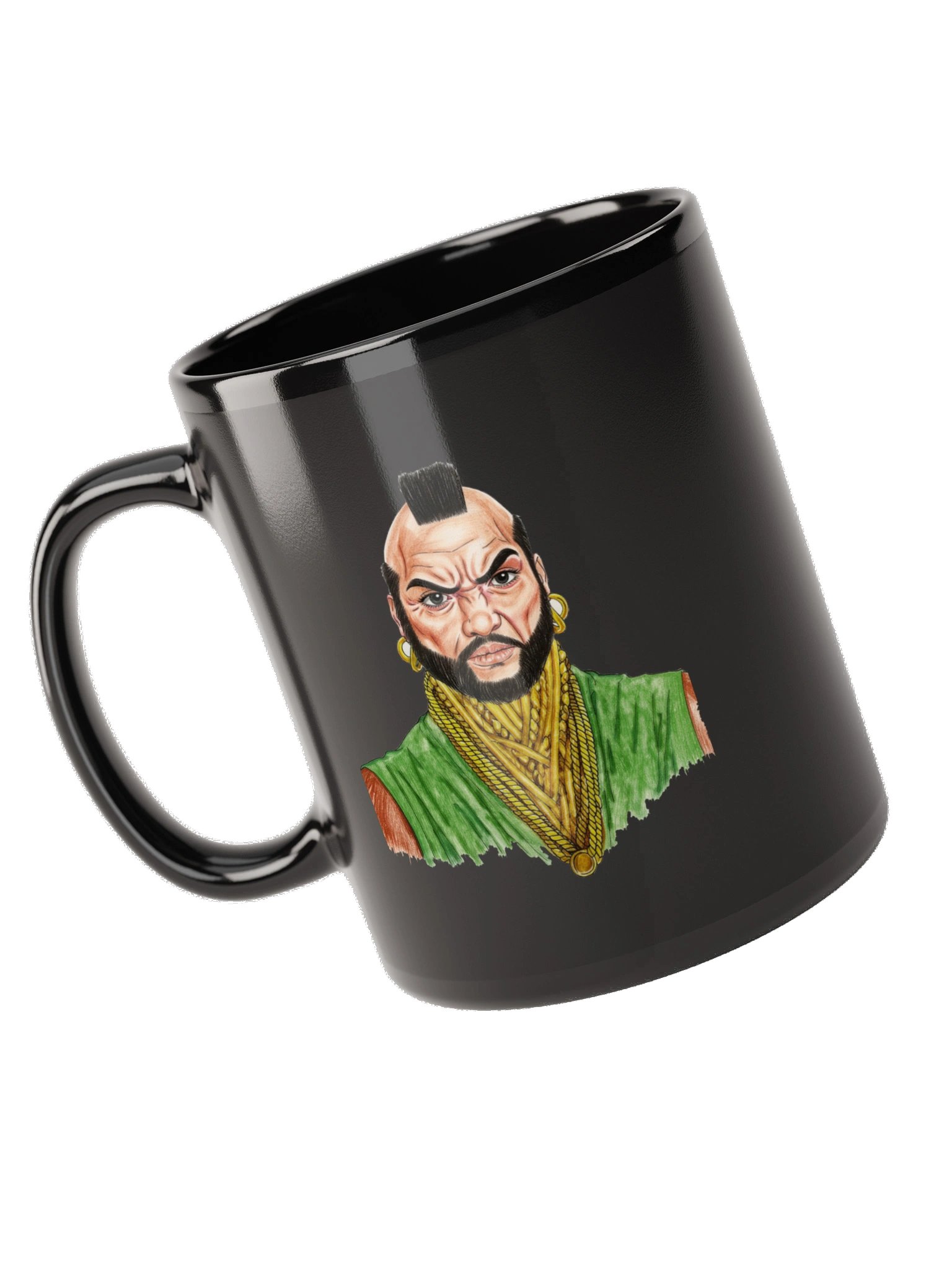 Gold Chains & Attitude — Character Portrait Mug product image (9)