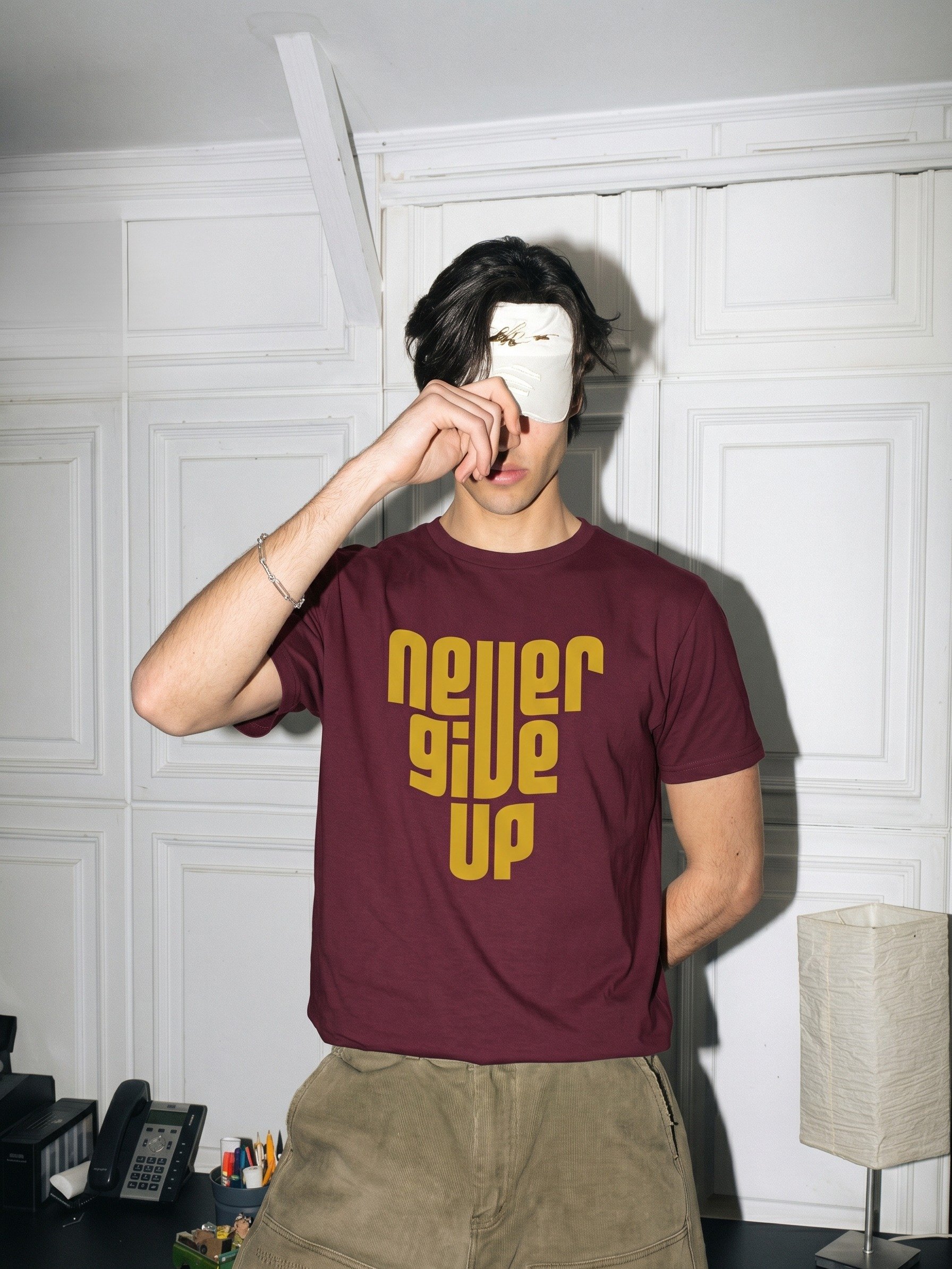 Never Give Up Graphic T-Shirt – Bold Motivational Tee | The Rest Club Co. product image (1)