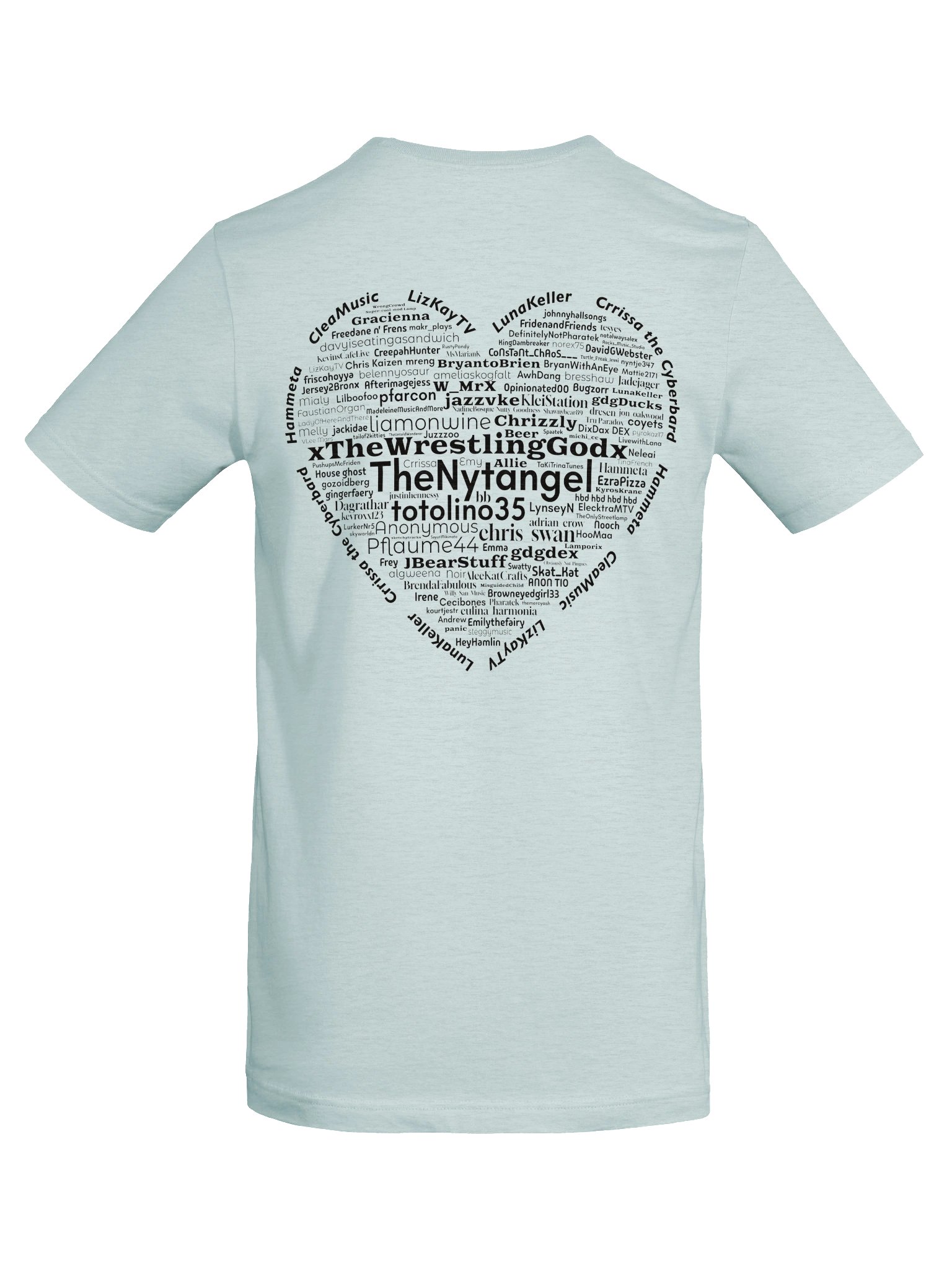 Streamborn 2026 Heart Shaped Gratitude - Supersoft tee (light) product image (6)