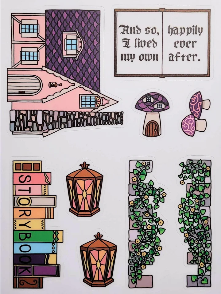 Storybook Silly Little House 9 Sticker Sheet product image (2)