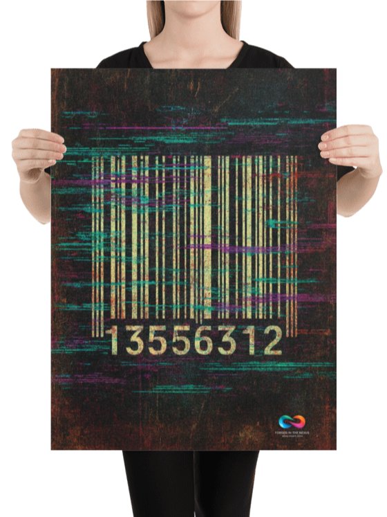 CINEMATIC ART POSTER – DYSTOPIAN GLITCH #013 product image (2)