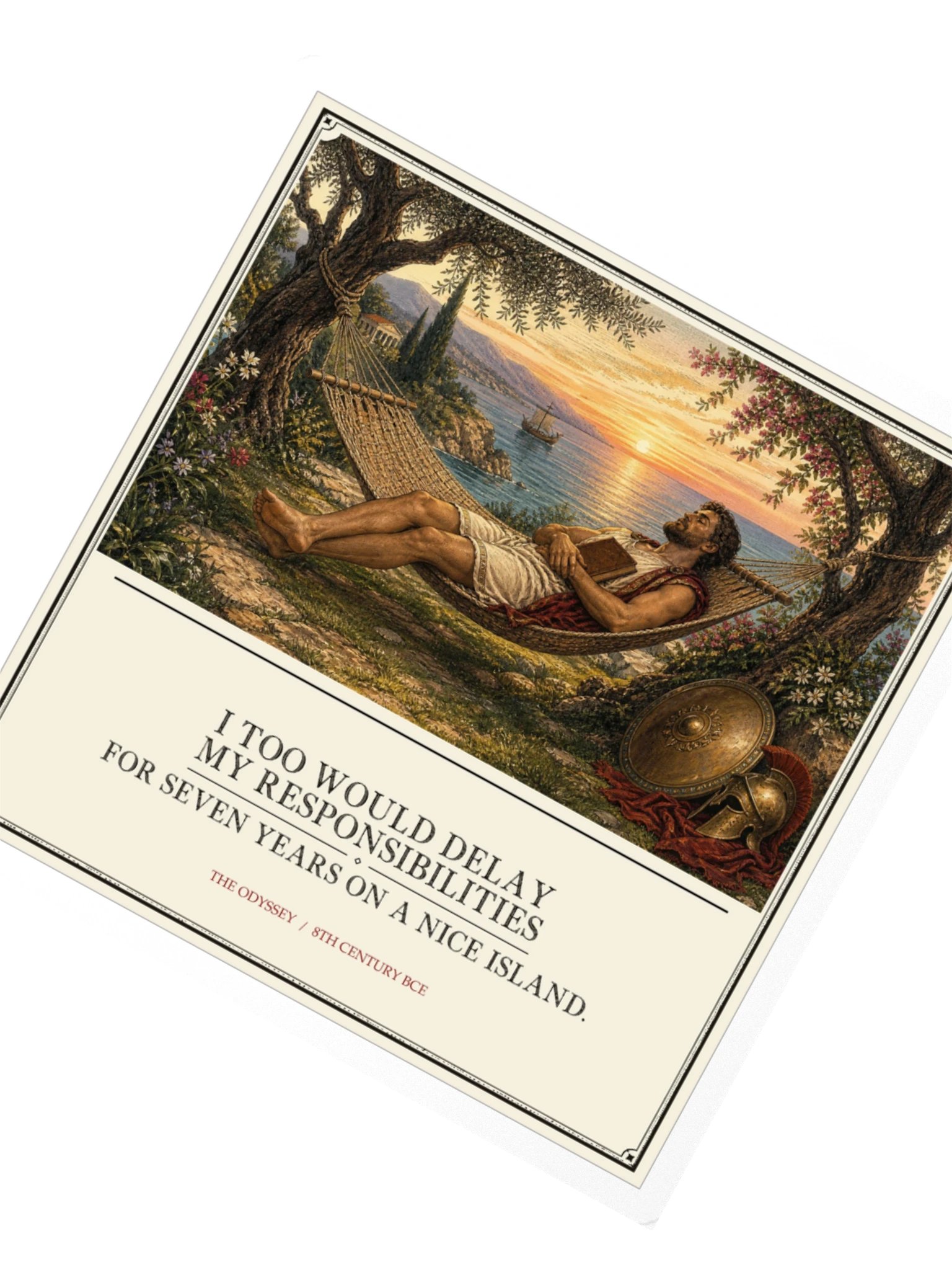 Delay Responsibilities Island -- The Odyssey Sticker product image (2)