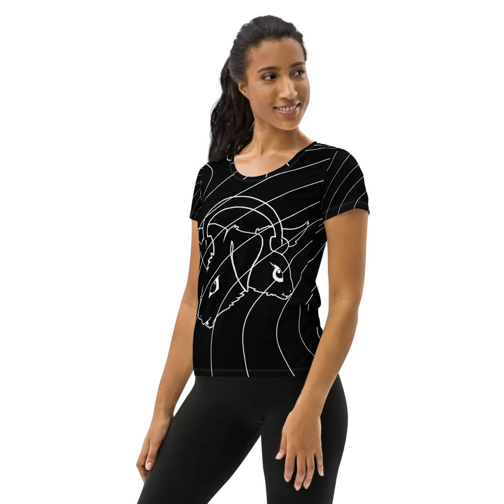Surreal Harmony Women's Athletic Tee product image (3)
