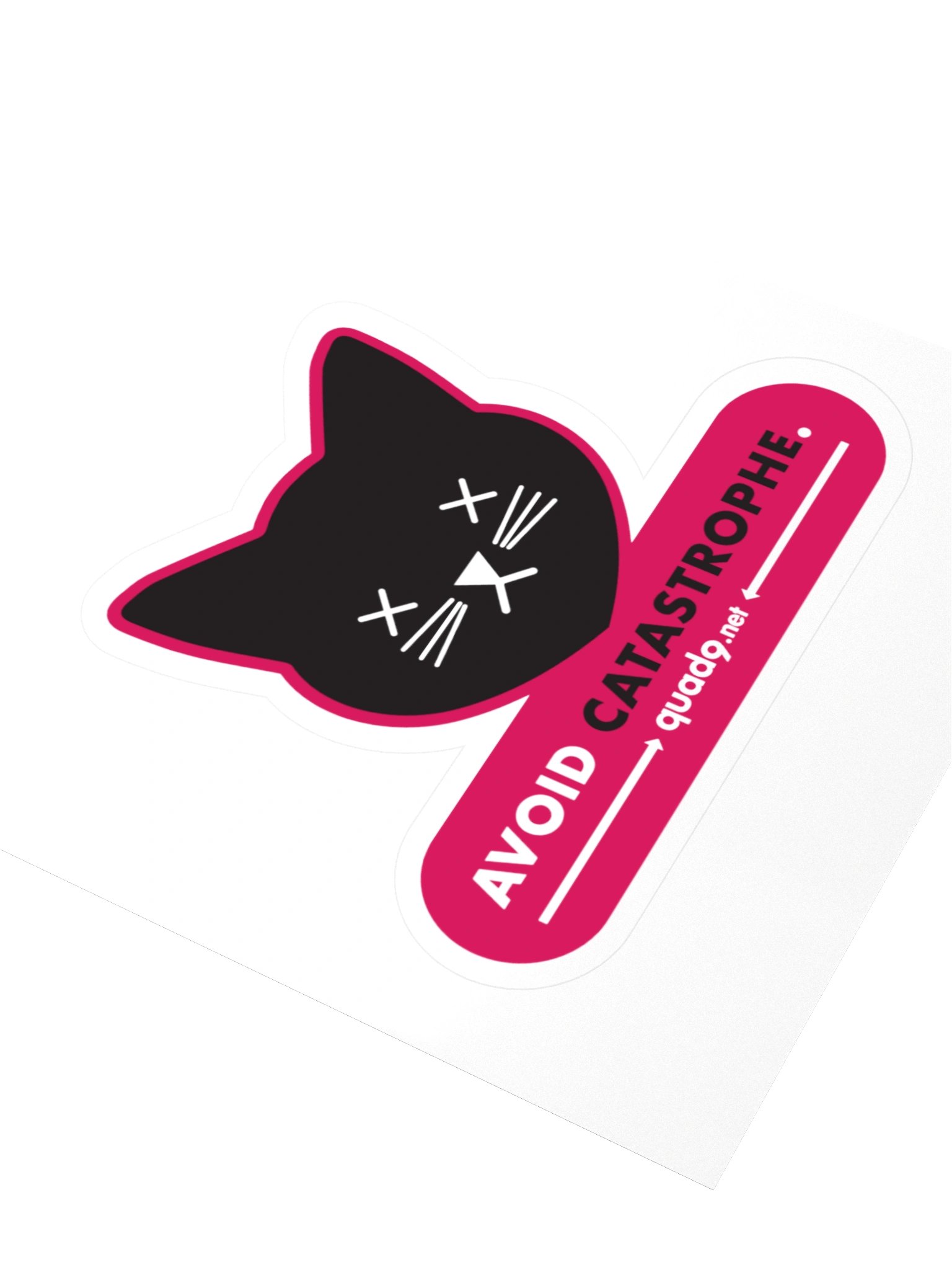 "Avoid Catastrophe" Sticker product image (3)