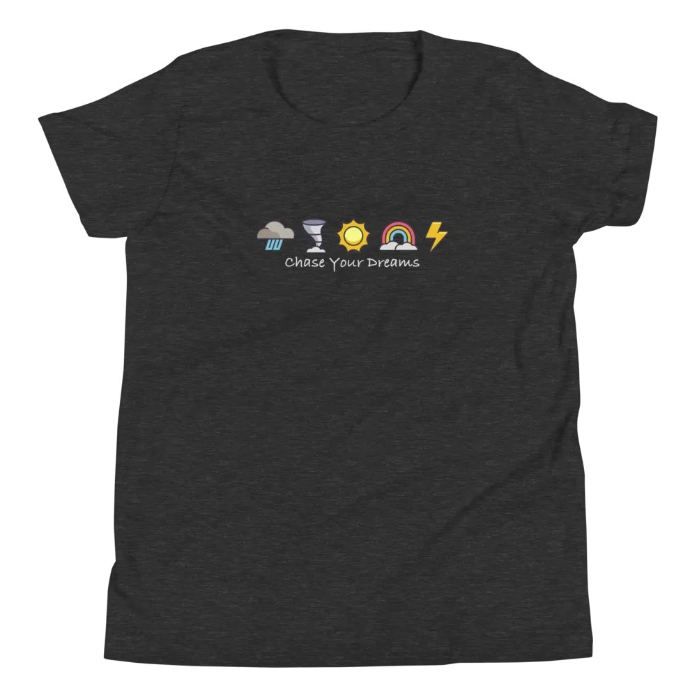 "Chase Your Dreams" - Youth T-Shirt Light Text Mode product image (12)