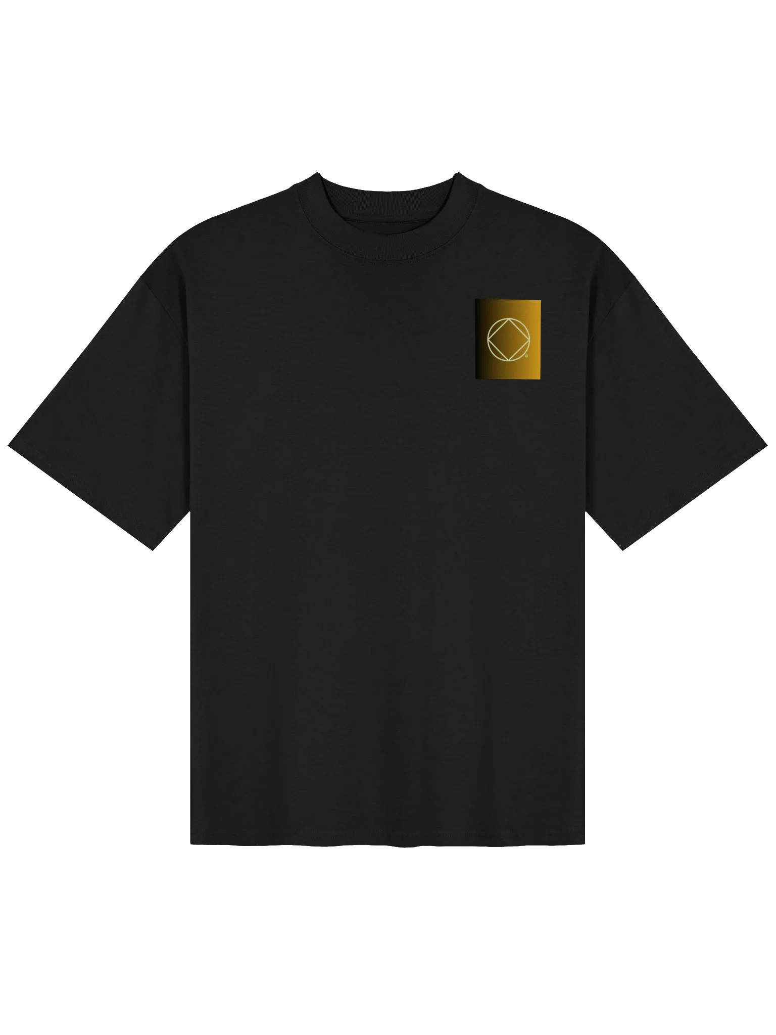 Golden Logo Oversized Tee product image (1)