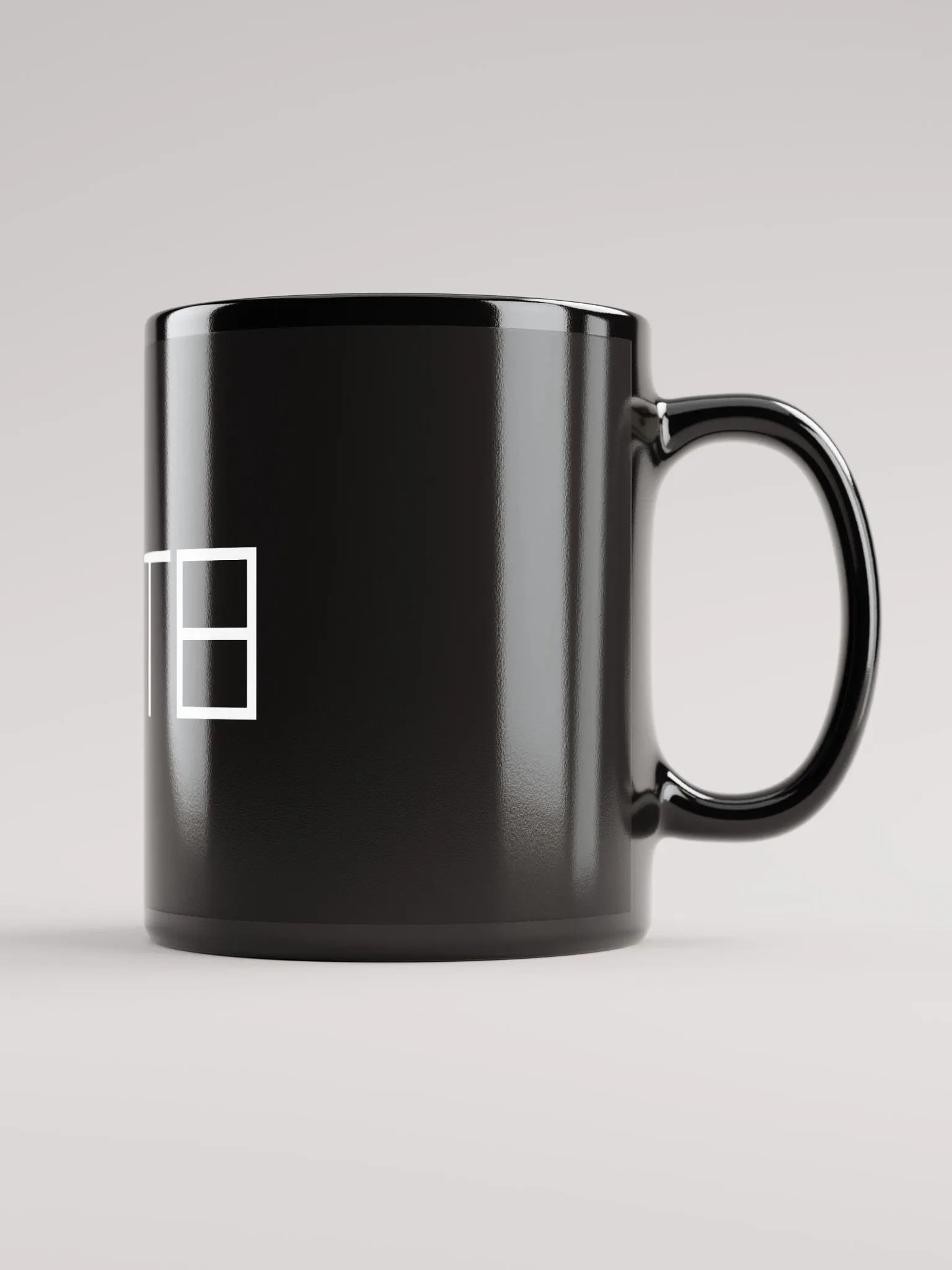 LVT8 Studio Black Glossy Mug product image (1)
