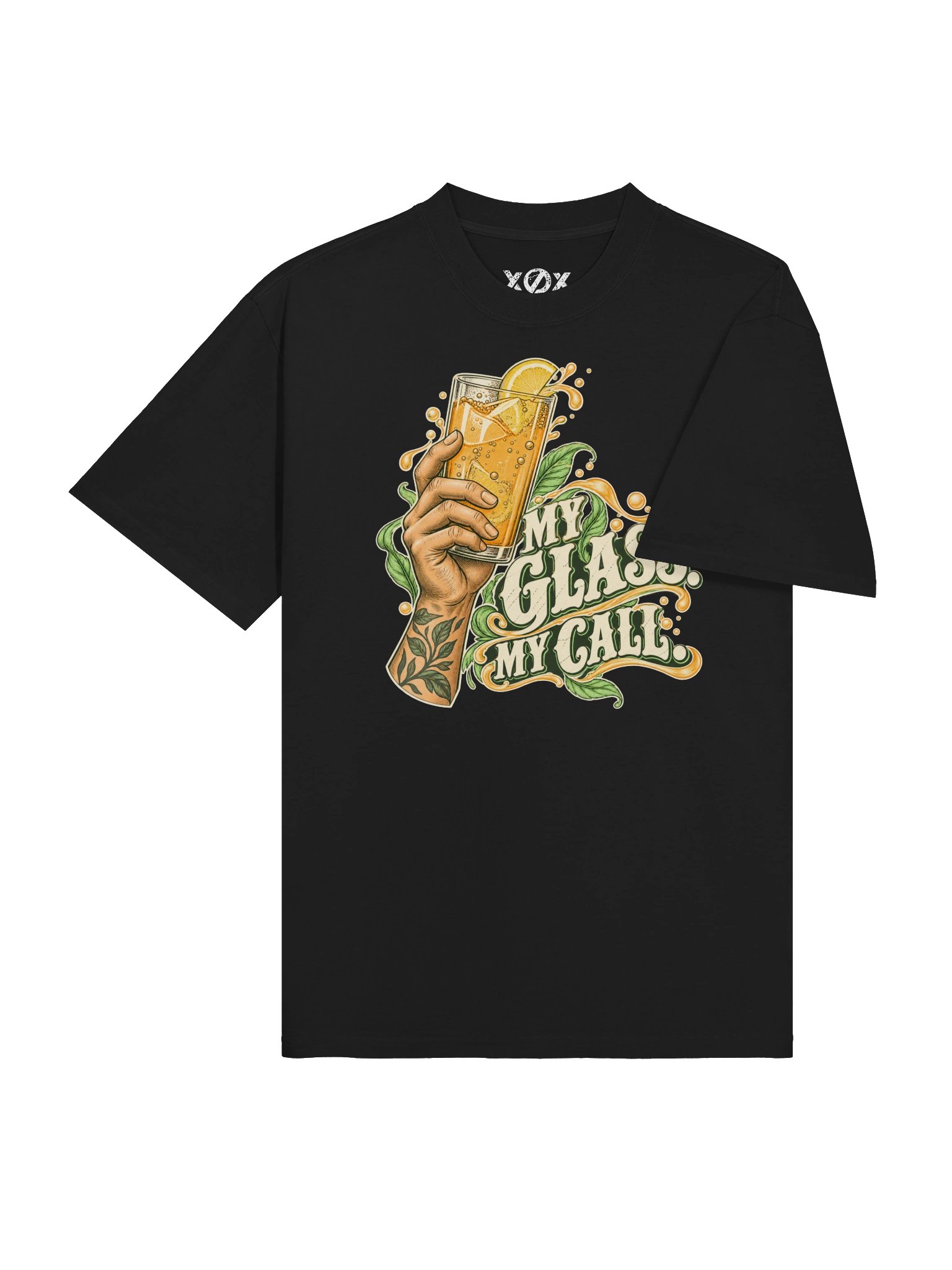 MY GLASS. MY CALL. — Men’s Oversized Graphic T-Shirt product image (4)