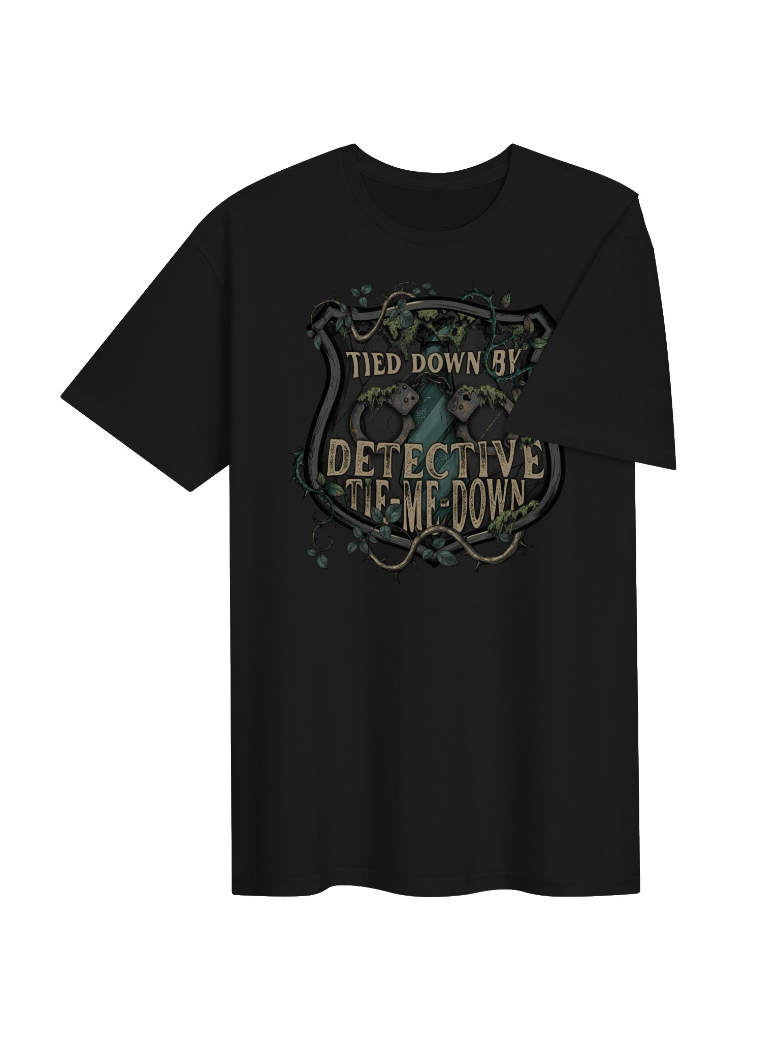 "Tied Down By Detective Tie-Me-Down" Graphic Tee - Enchanting Vines Series Official Merch product image (4)