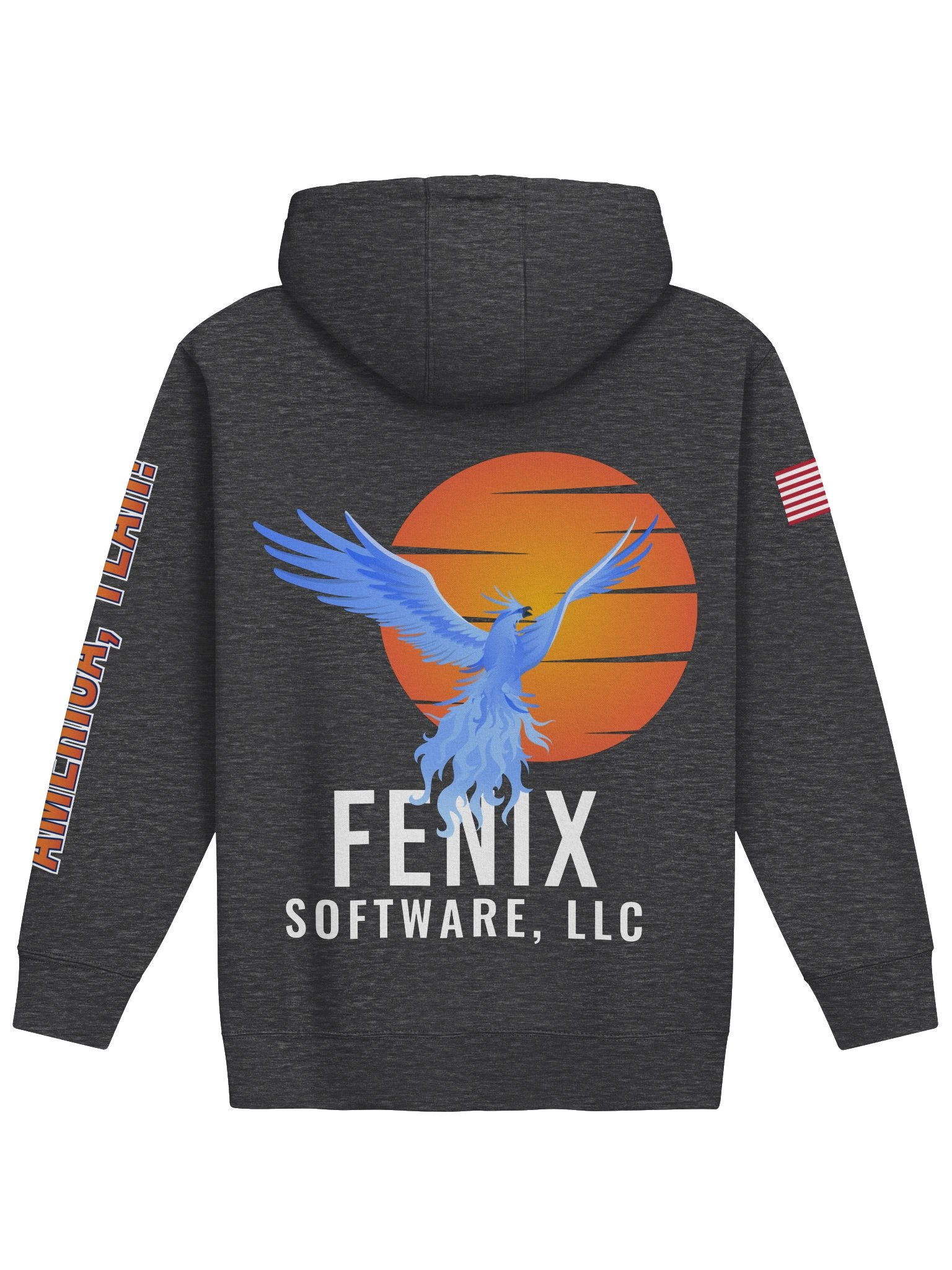 Fenix Software Phoenix Hoodie – Charcoal product image (2)