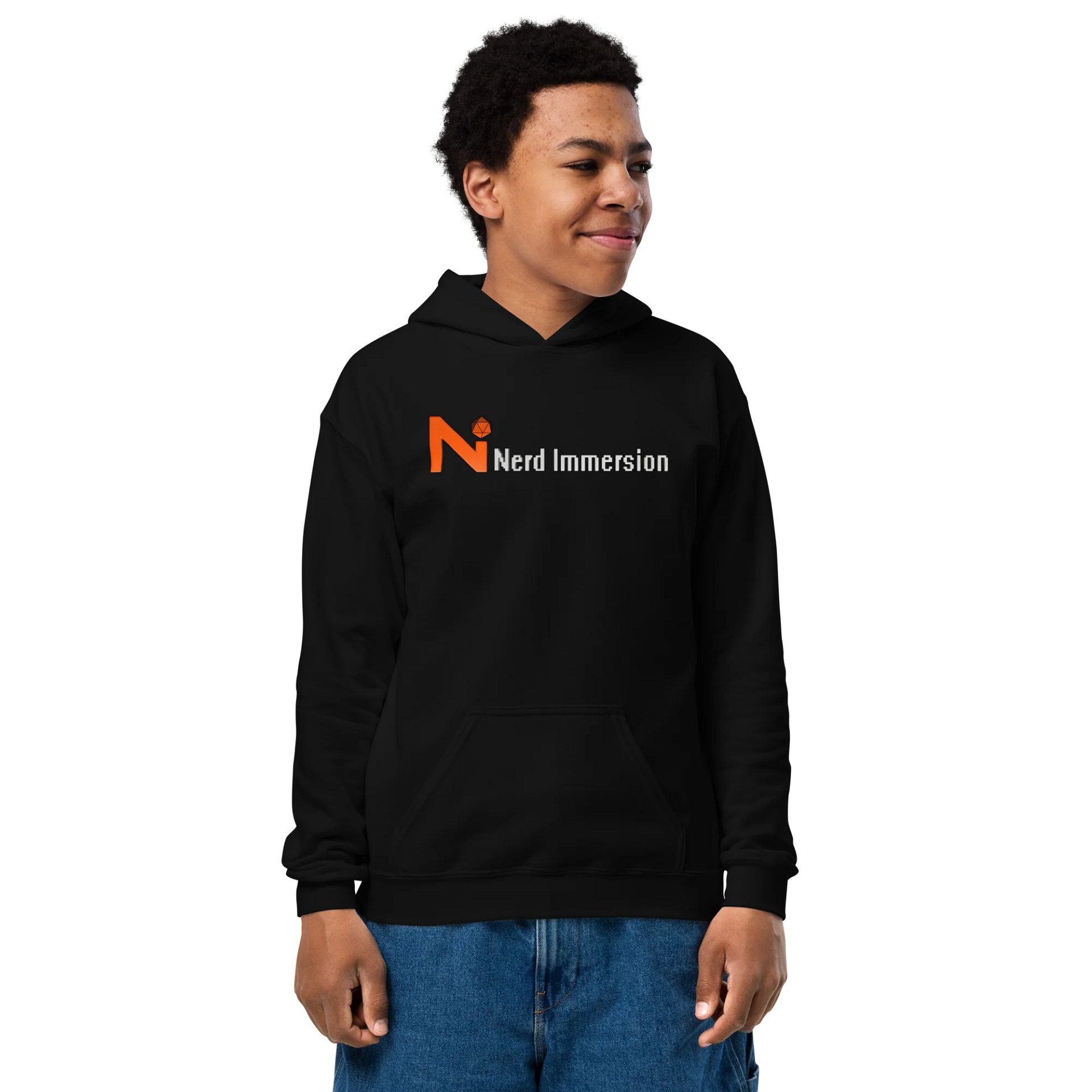 Nerd Immersion Banner Youth Hoodie product image (1)