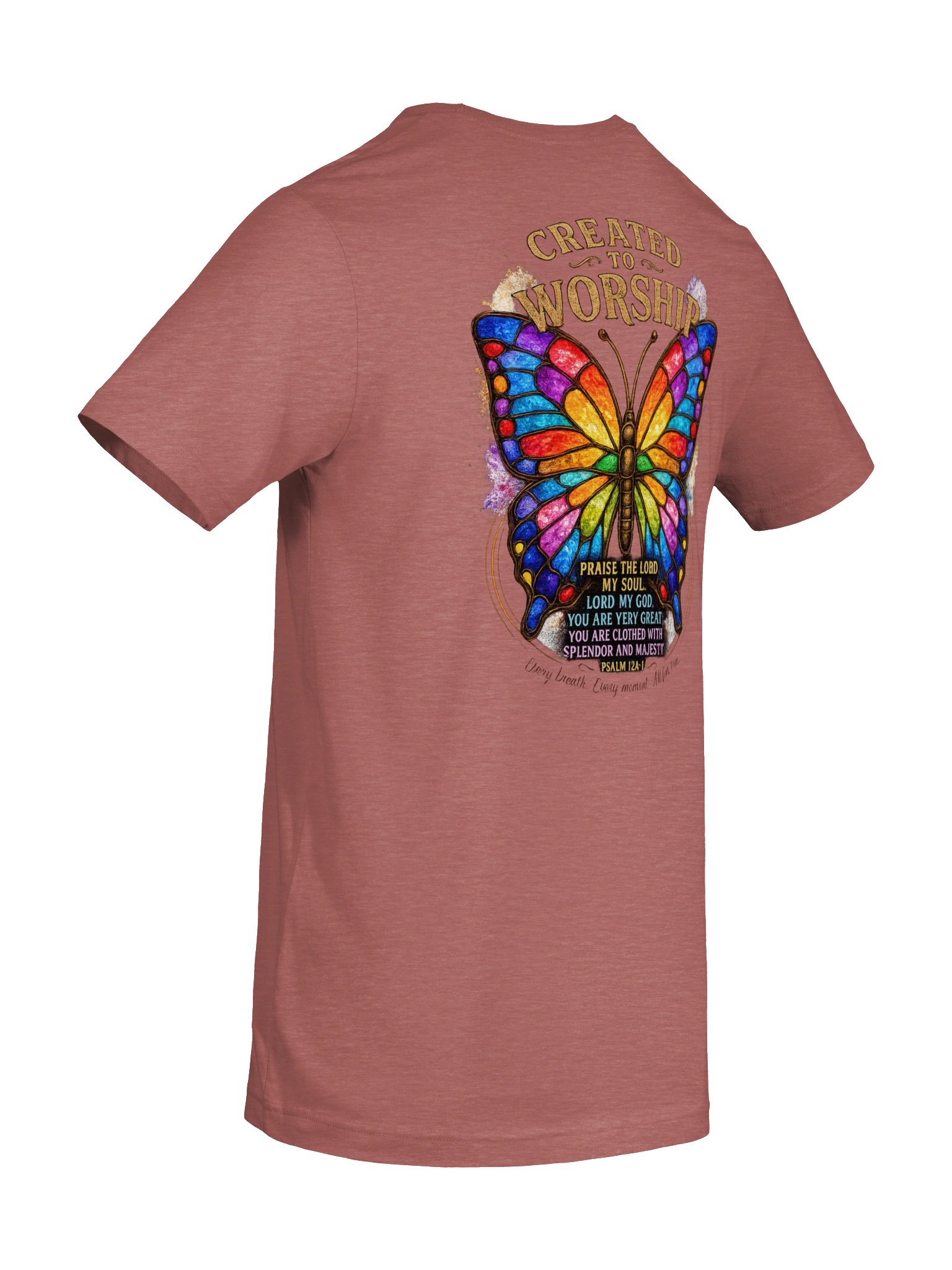 Created to Worship – Butterfly Tee product image (86)