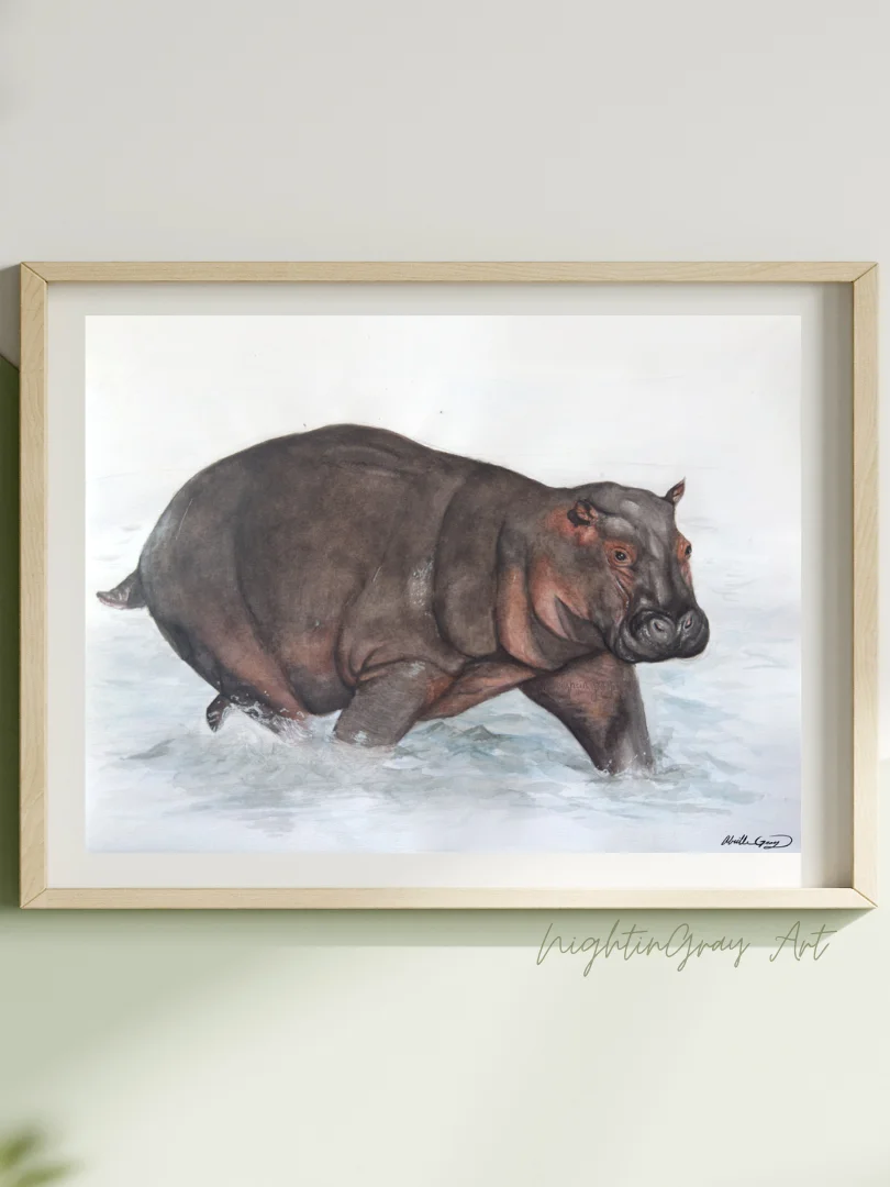 The Hippo - Fine Art Print product image (1)