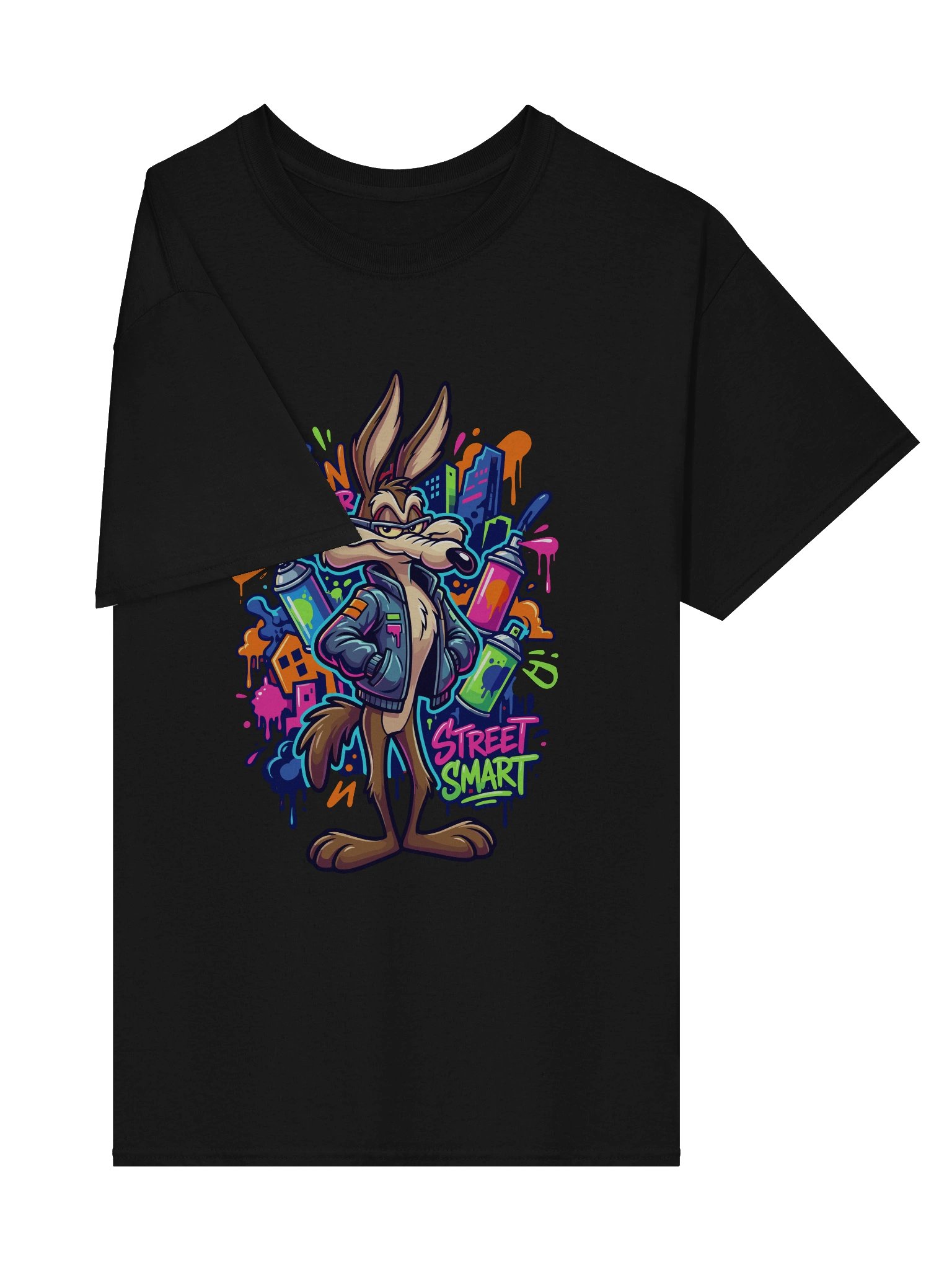 Wile E. Coyote graffiti t-shirt product image (28)