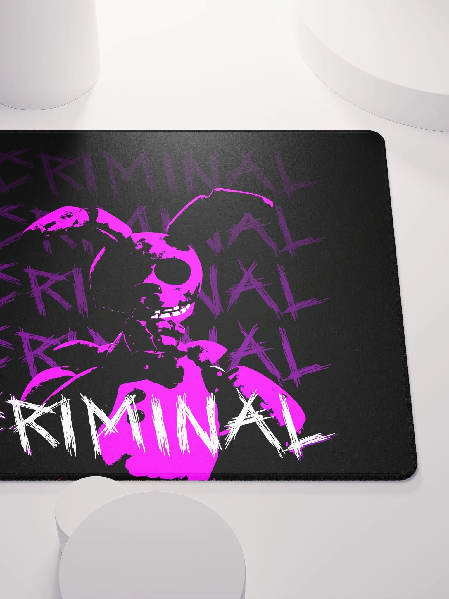 CRIMINAL - PREMIUM Gaming Mousepad (Black) product image (5)