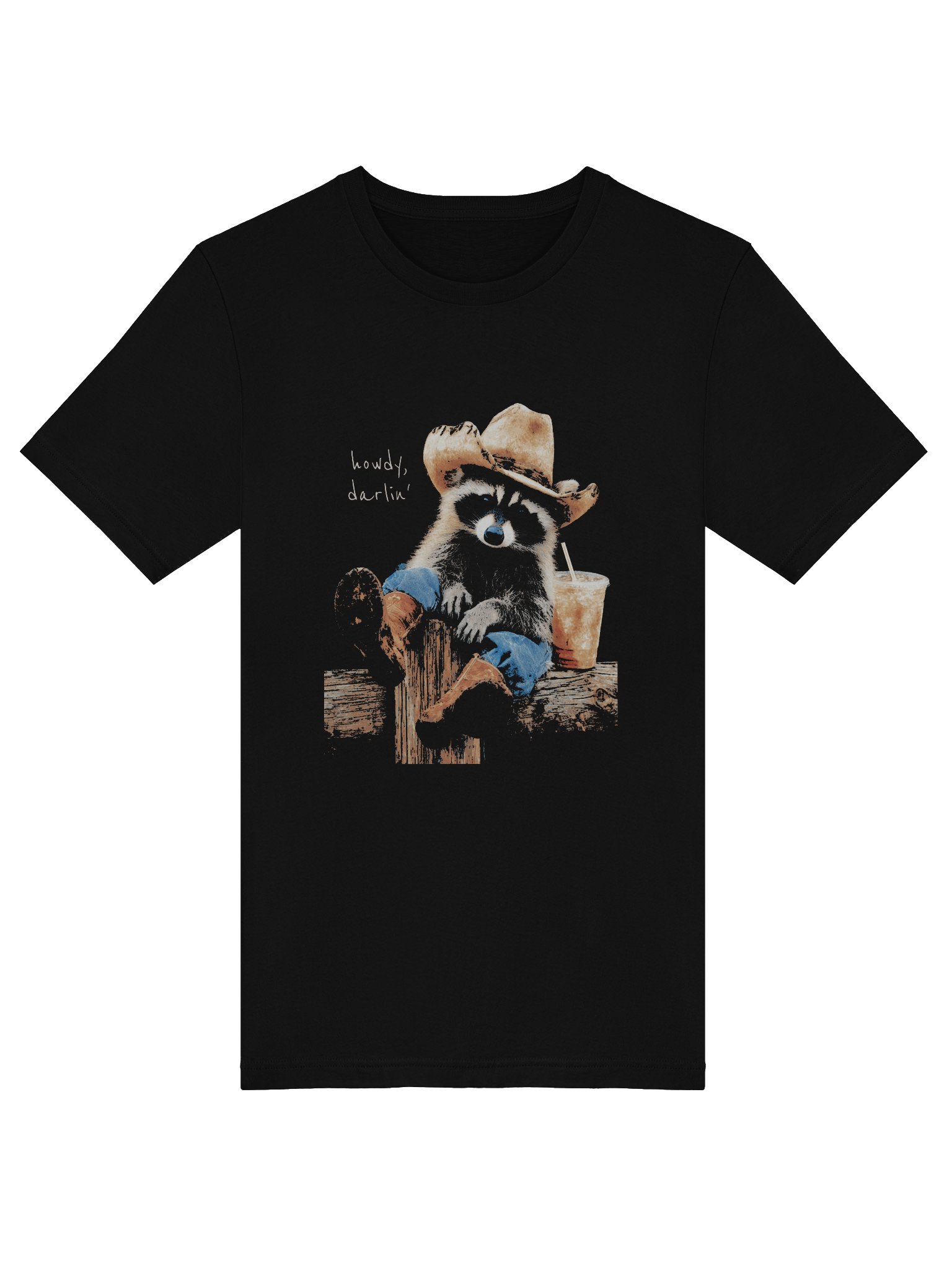 Howdy Darlin' — Raccoon Cowboy Tee product image (5)