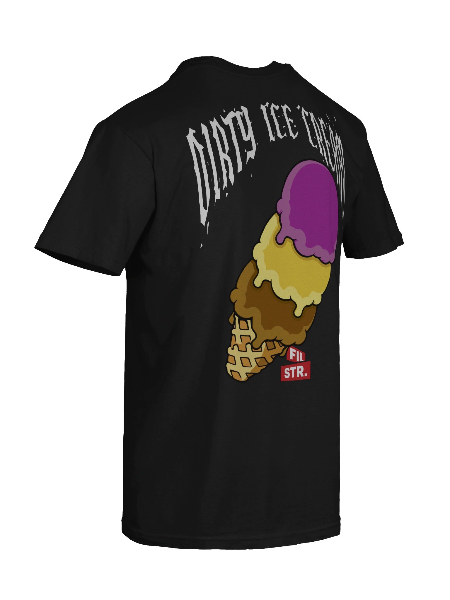 DIRTY ICE CREAM BACK-TO-BACK DARK TEE product image (4)
