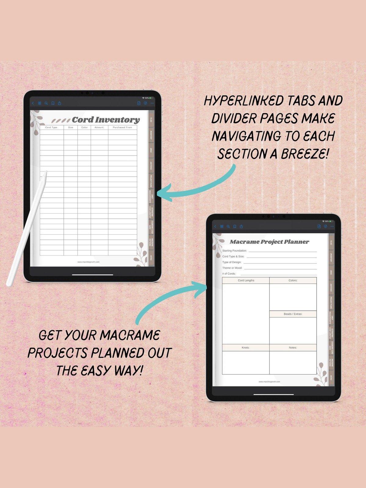 Macrame Project Planner (Digital Download) product image (5)