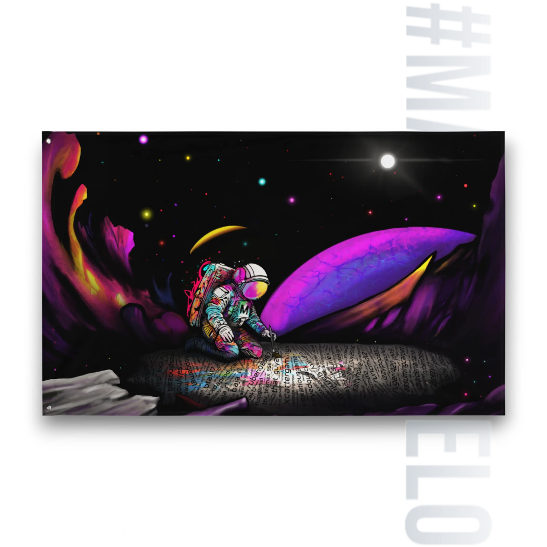 #MELOtober 2023 Personalized MELO CREW Founders - Flag | #MadeByMELO product image (2)