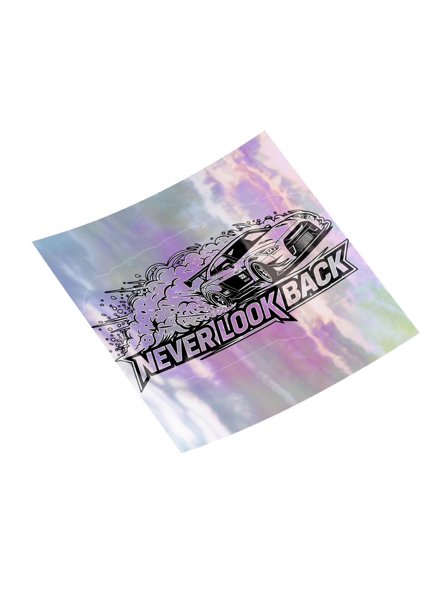 Never Look Back Drift Holographic Sticker Sheet product image (10)