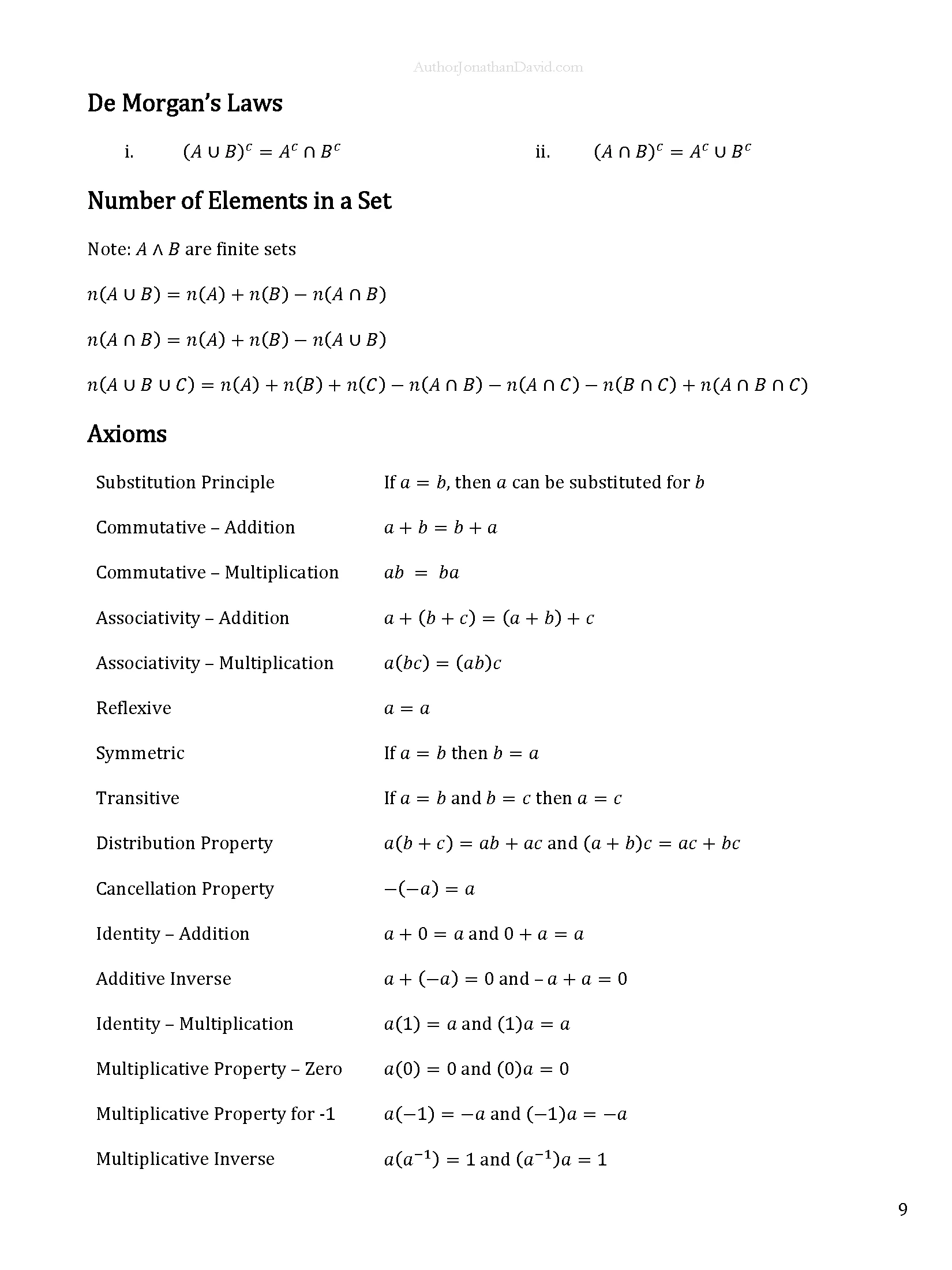 The Ultimate Cheat Sheet for STEM Majors | ALGEBRA product image (6)