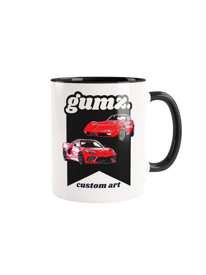 GUMZ. Chevron Red Car Ceramic Mug product image (1)