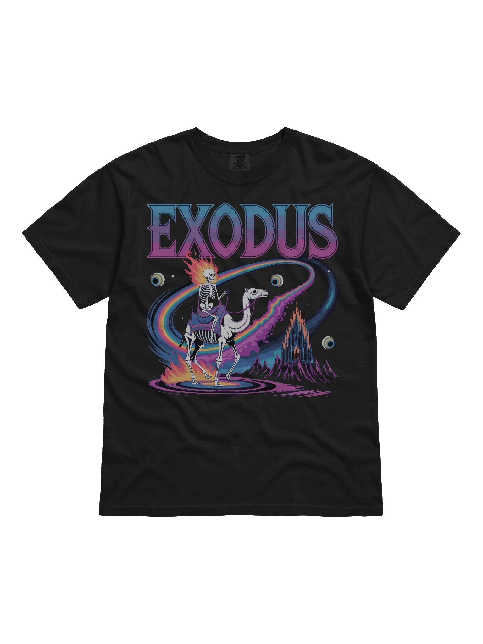 Surreal Exodus Skeleton Graphic Tee for Casual Wear product image (6)